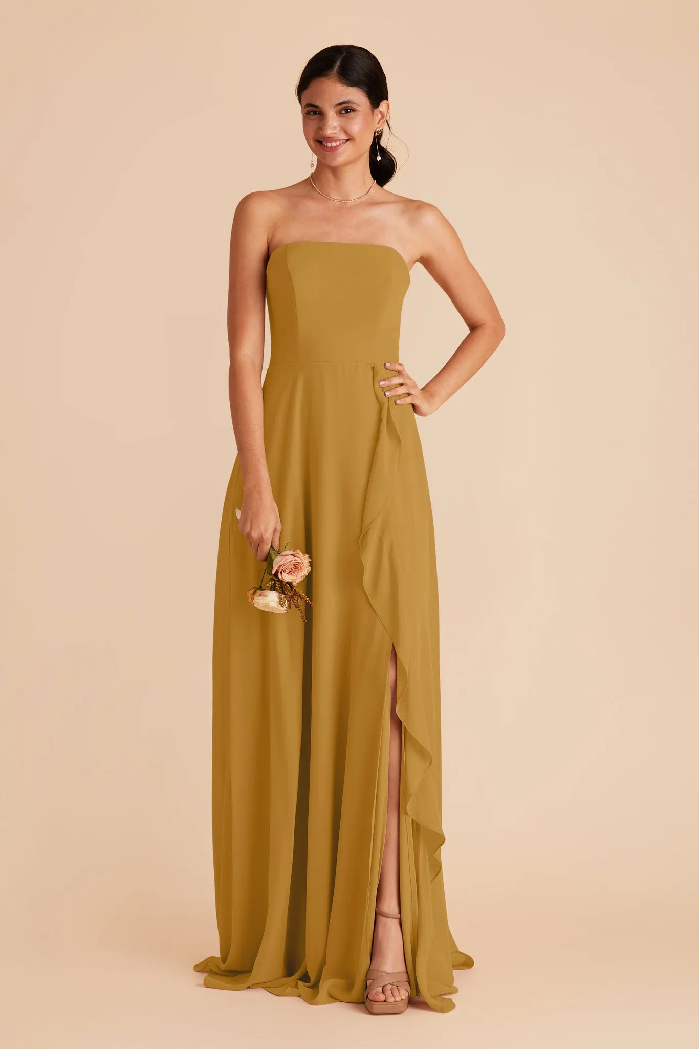 Winnie Chiffon Dress - Marigold sold by Birdy Grey product image thumbnail 4