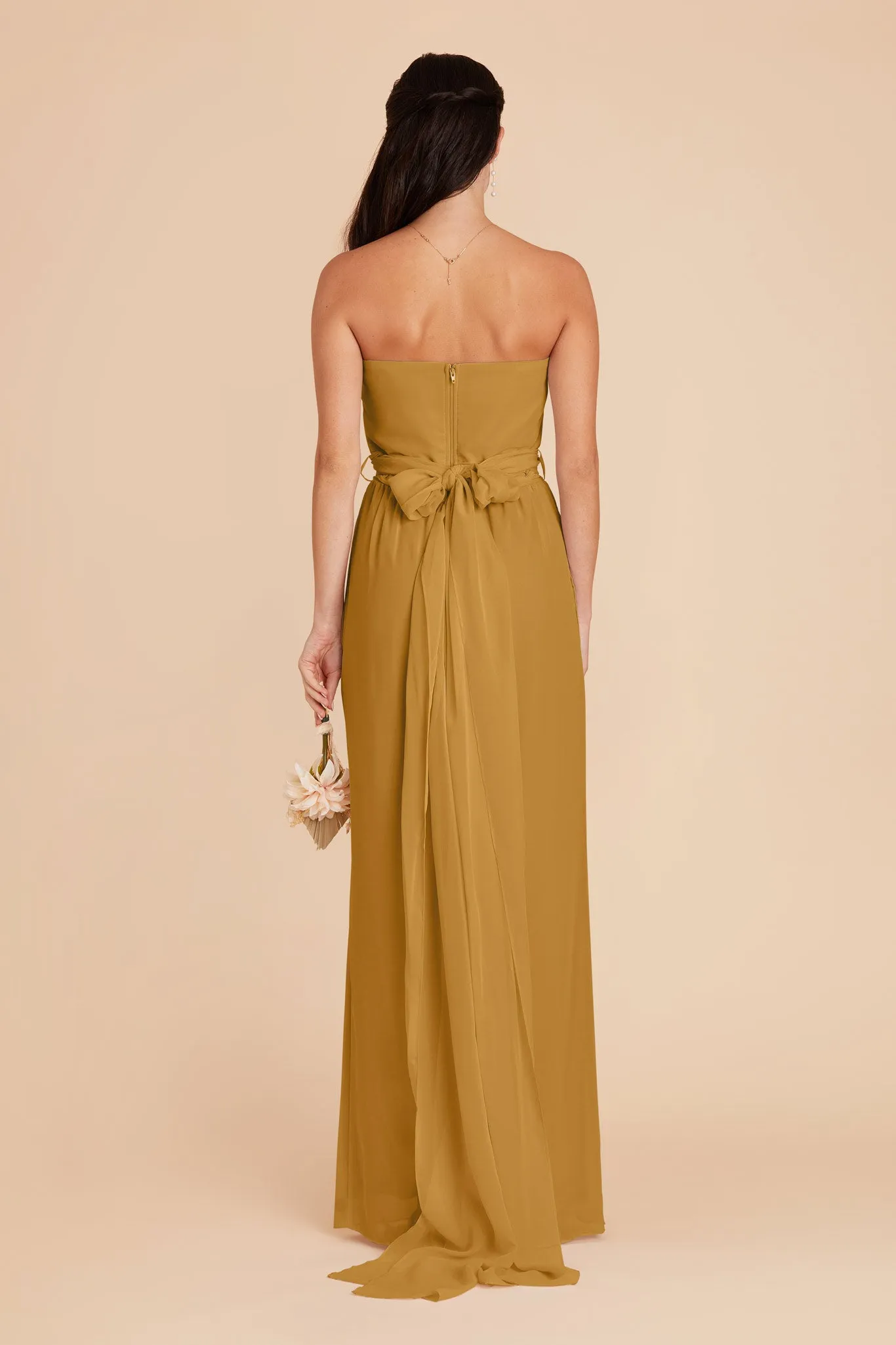 Gigi Chiffon Jumpsuit - Marigold sold by Birdy Grey product image thumbnail 4