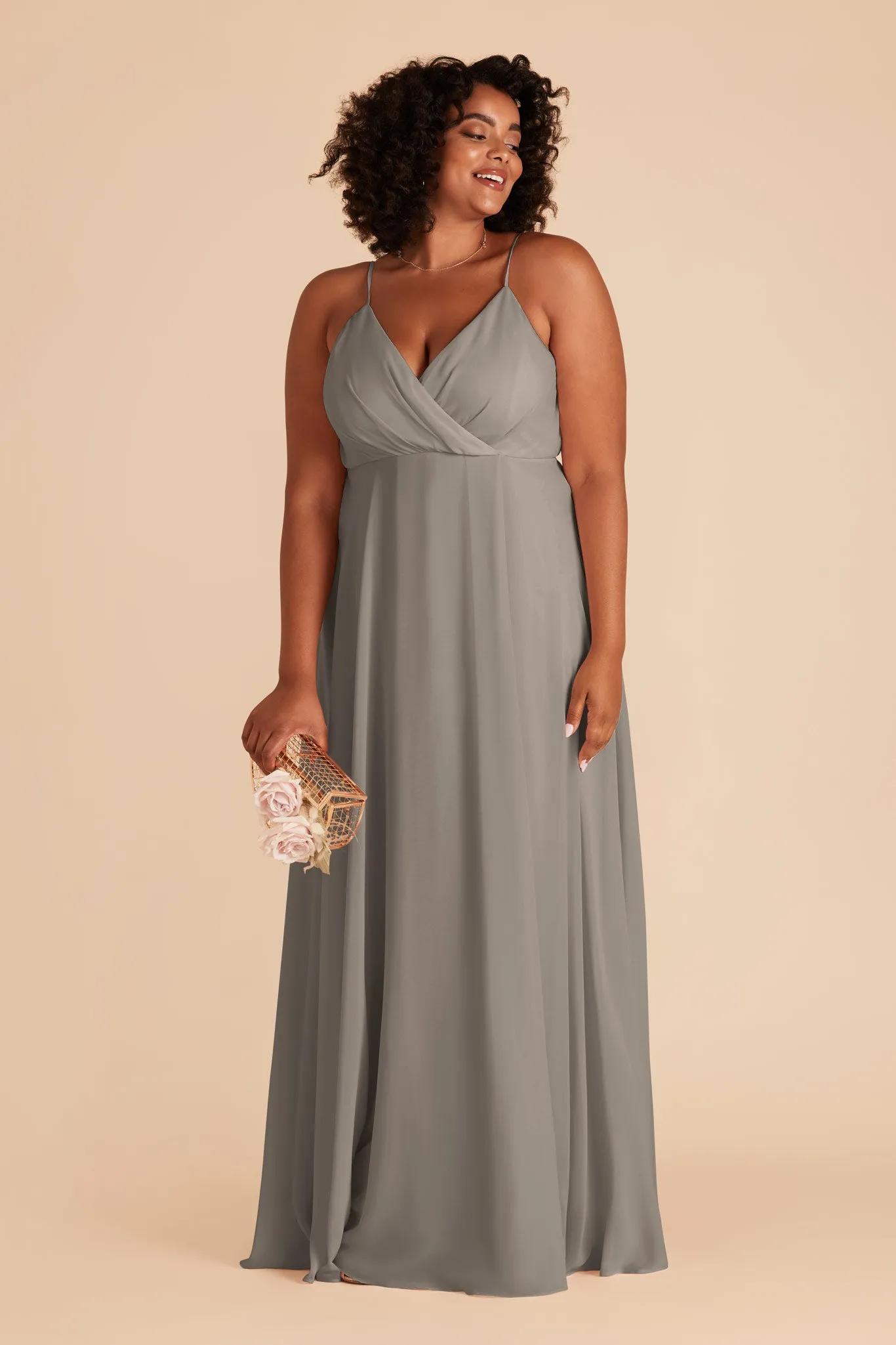 Kaia Chiffon Dress - Silver sold by Birdy Grey product image thumbnail 2