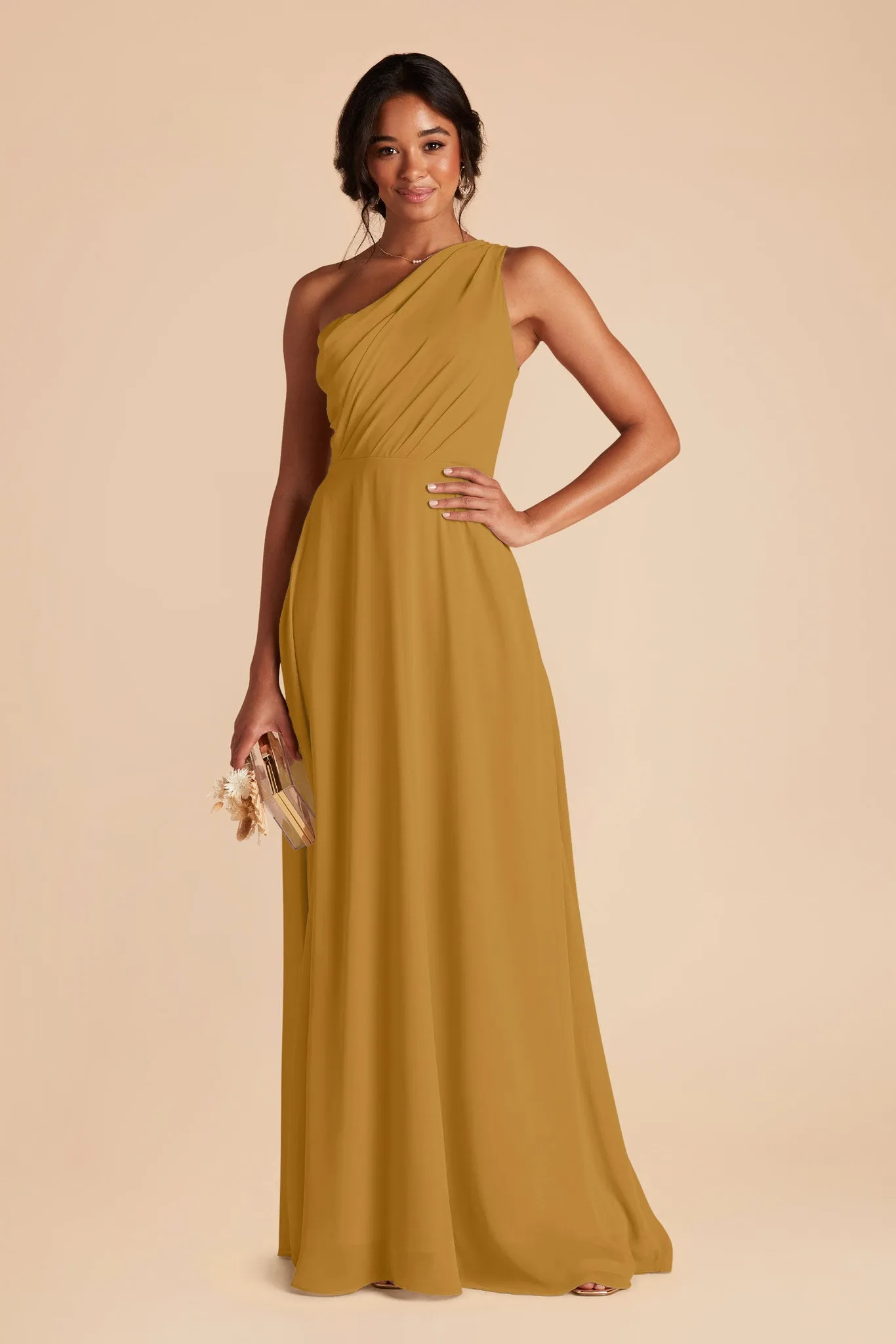 Kira Chiffon Dress - Marigold sold by Birdy Grey product image thumbnail 4