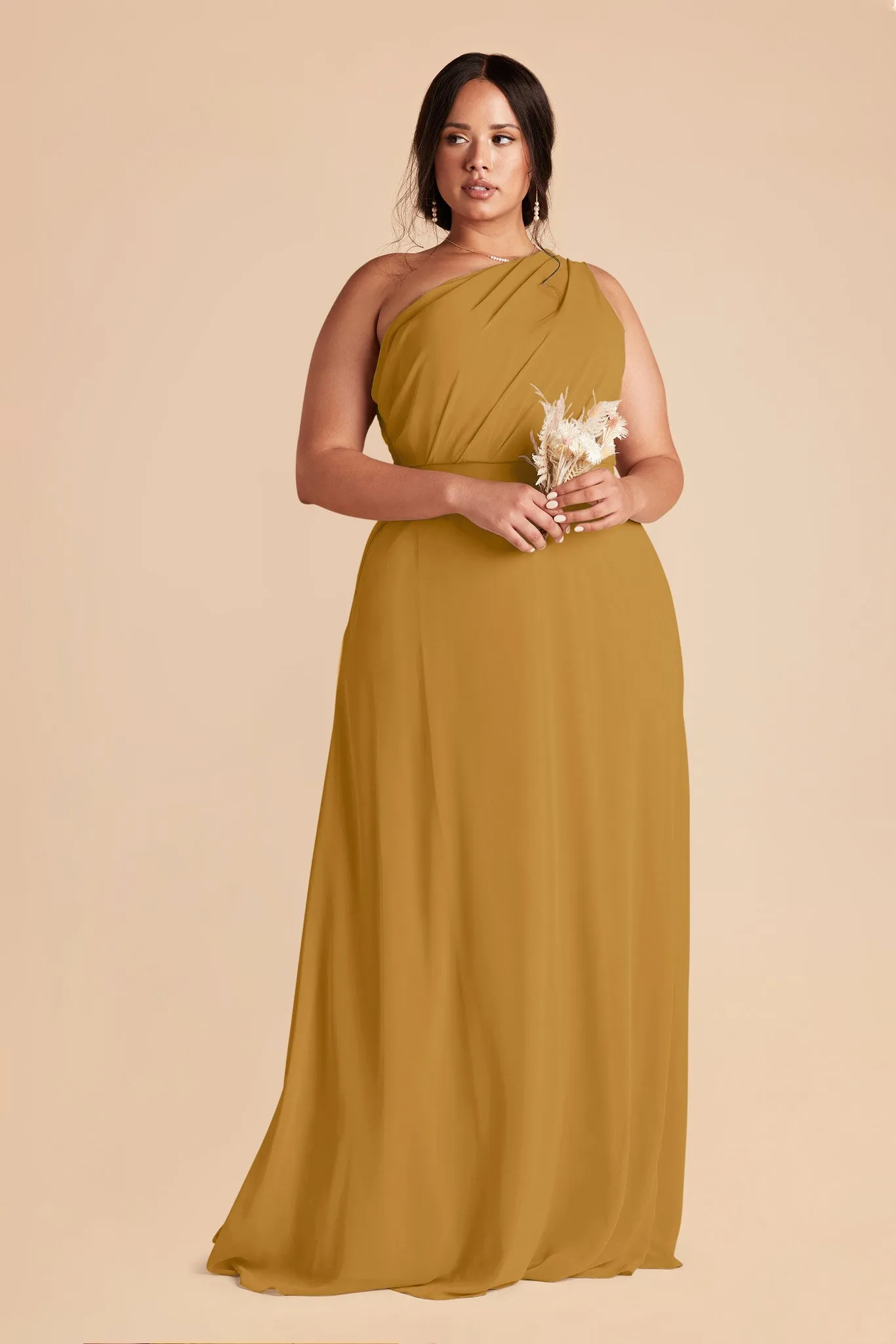Kira Chiffon Dress - Marigold sold by Birdy Grey product image thumbnail 2