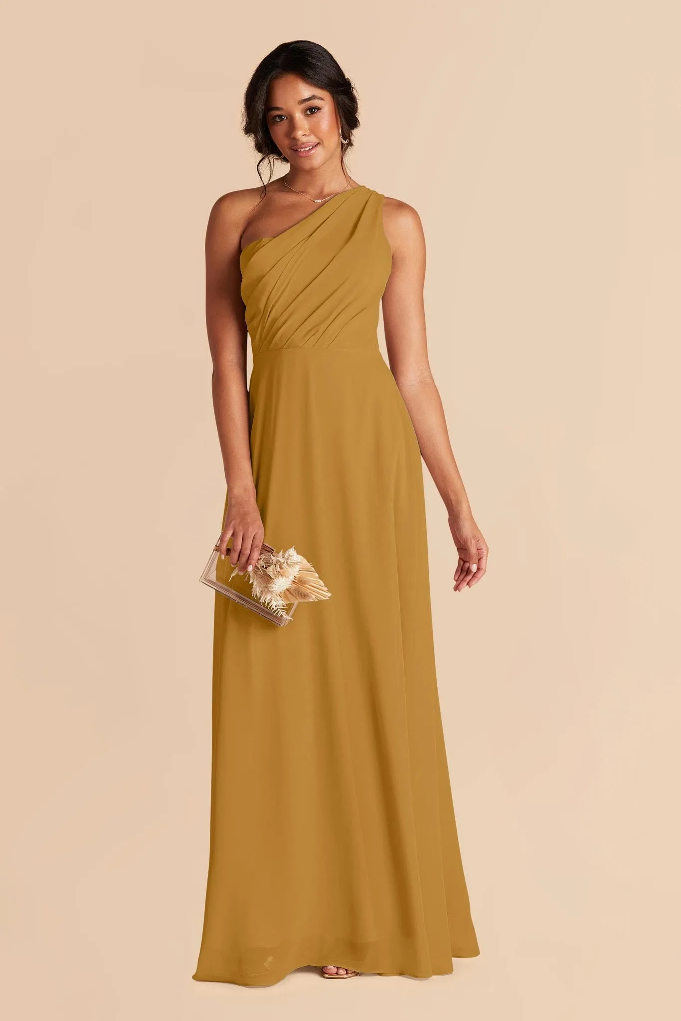 Kira Chiffon Dress - Marigold sold by Birdy Grey product image thumbnail 3
