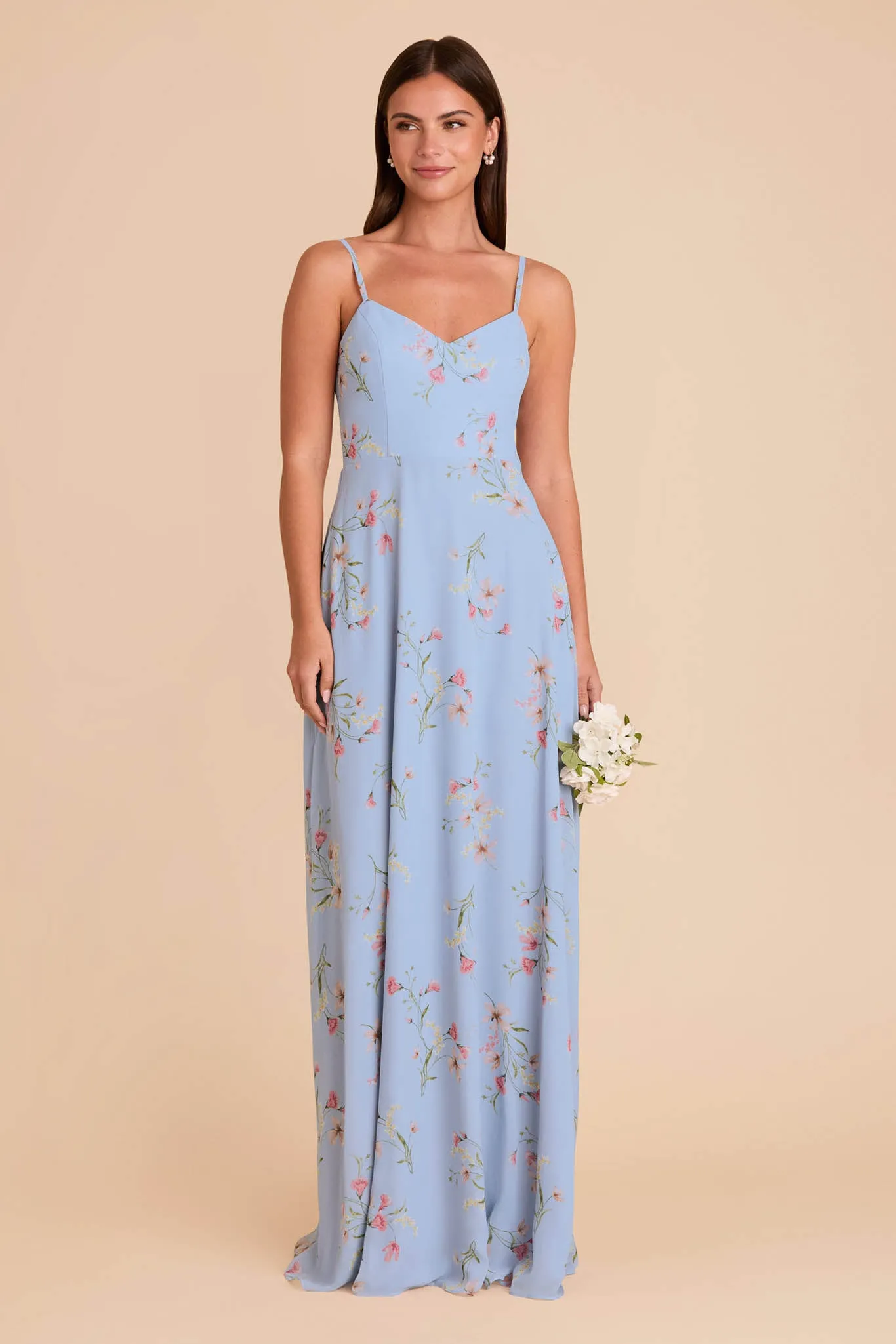 Devin Chiffon Dress - Periwinkle Blue Le Fleur sold by Birdy Grey product image thumbnail 2