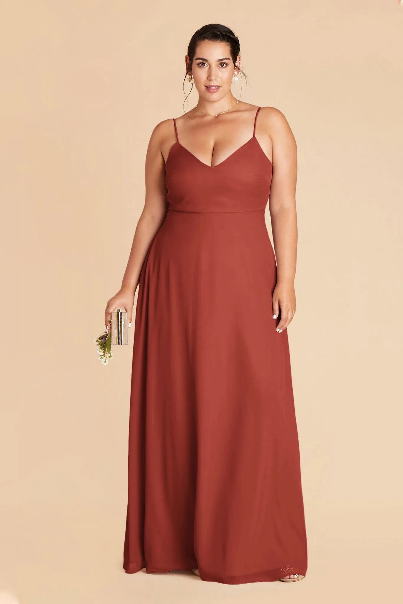 Devin Chiffon Dress - Spice sold by Birdy Grey product image thumbnail 2