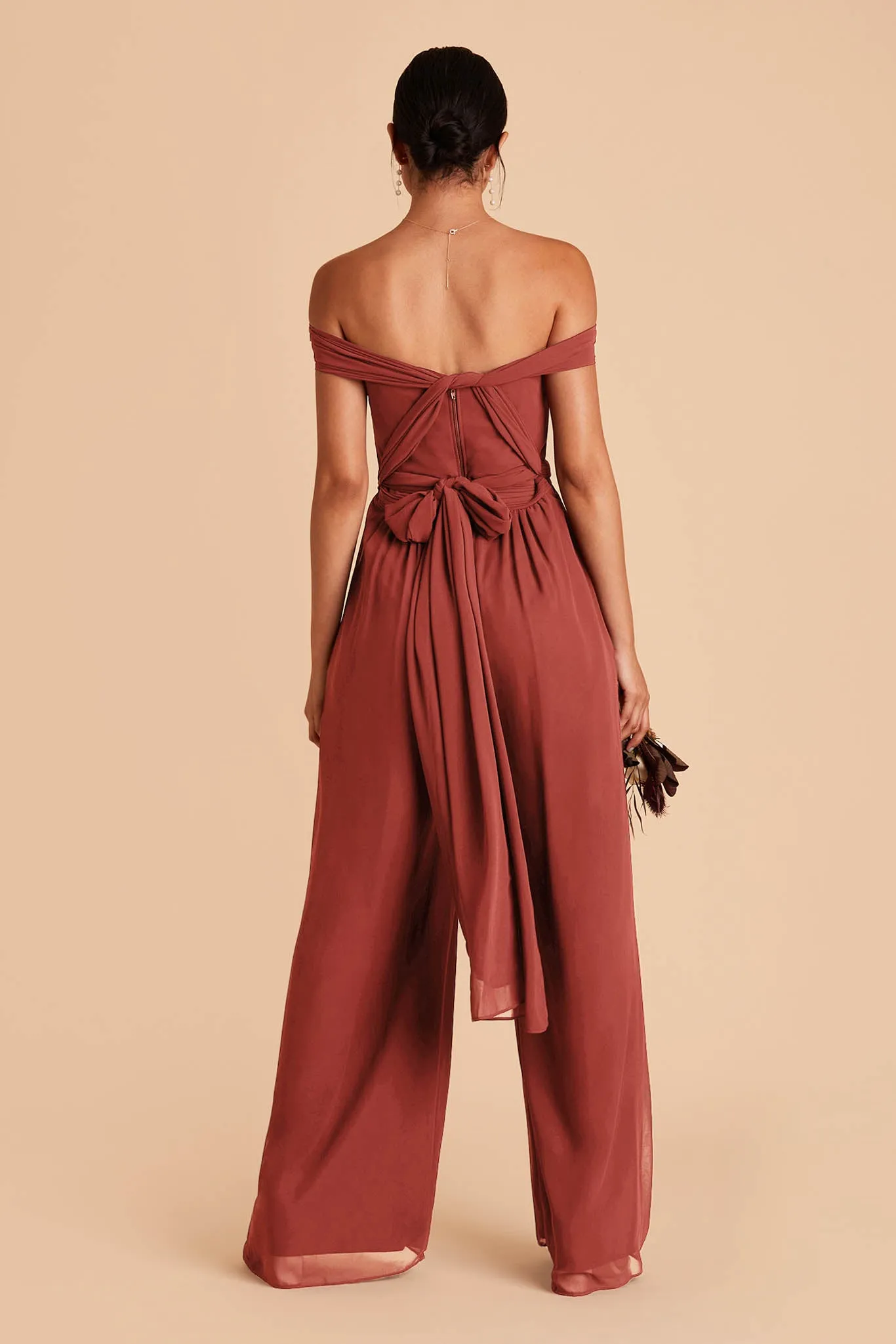 Gigi Chiffon Jumpsuit - Spice sold by Birdy Grey product image thumbnail 4