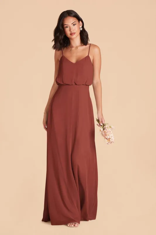 Gwennie Chiffon Dress - Spice sold by Birdy Grey