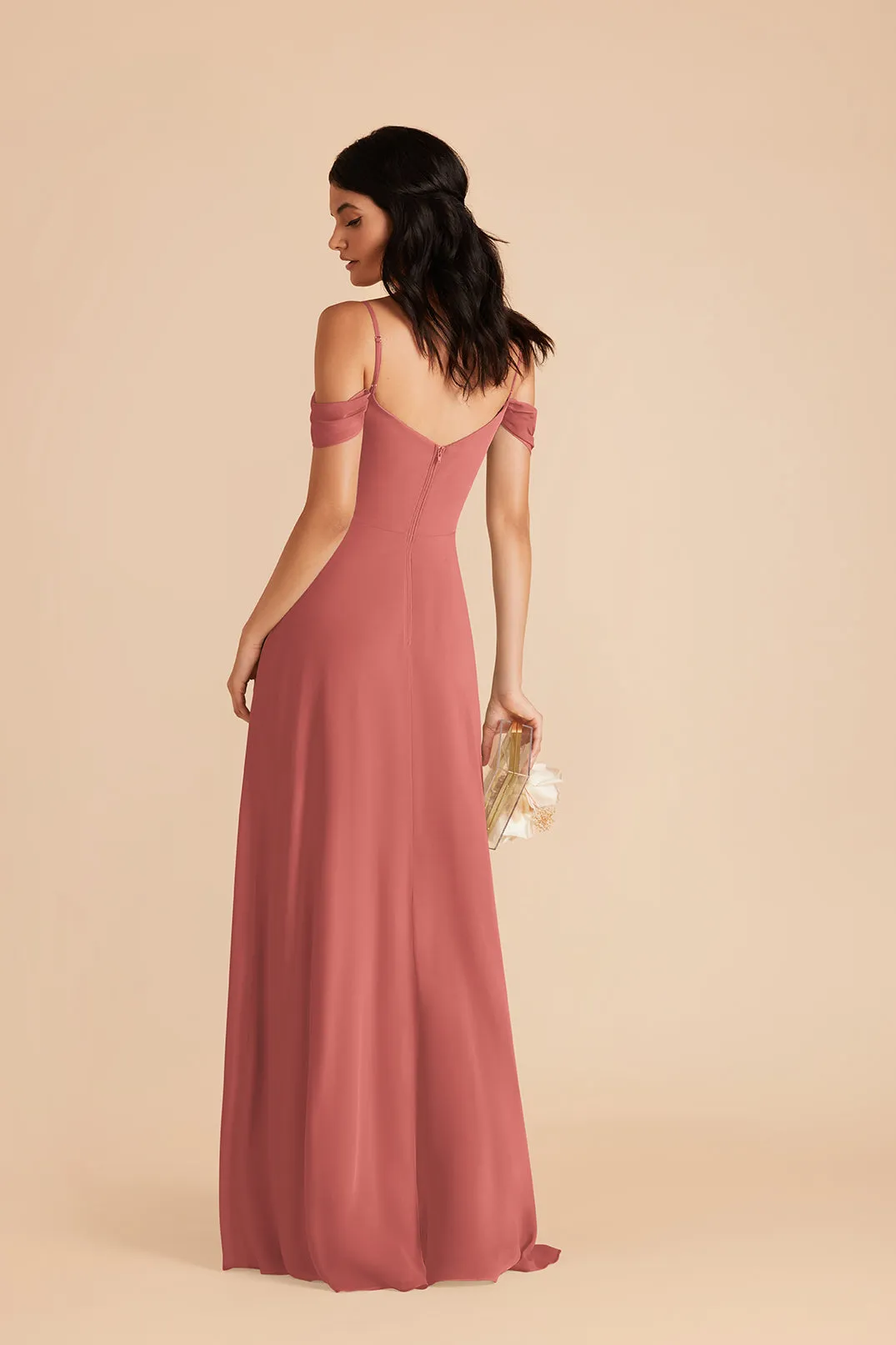 Devin Chiffon Dress - Wild Rose sold by Birdy Grey product image thumbnail 5