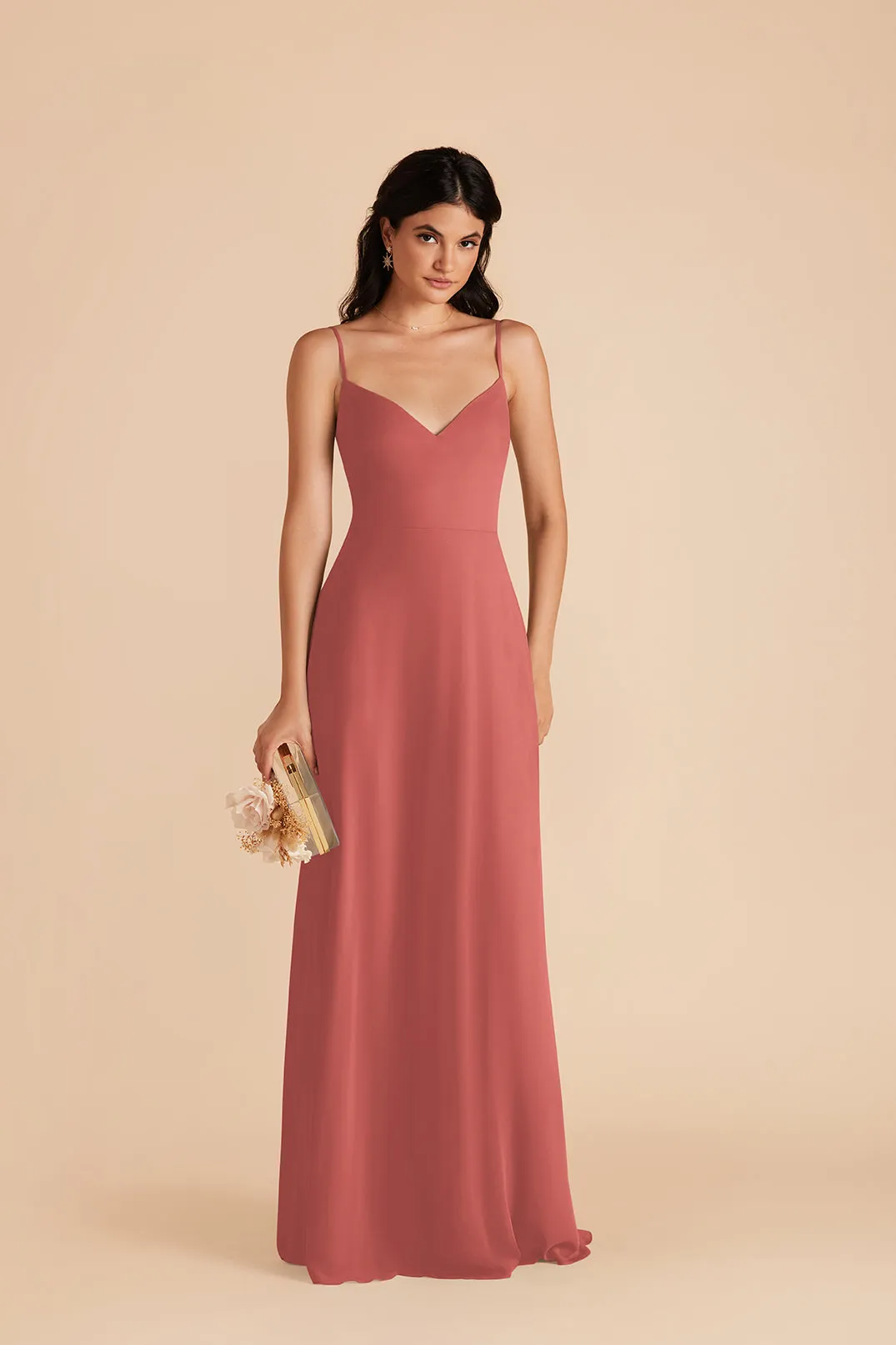 Devin Chiffon Dress - Wild Rose sold by Birdy Grey product image thumbnail 4