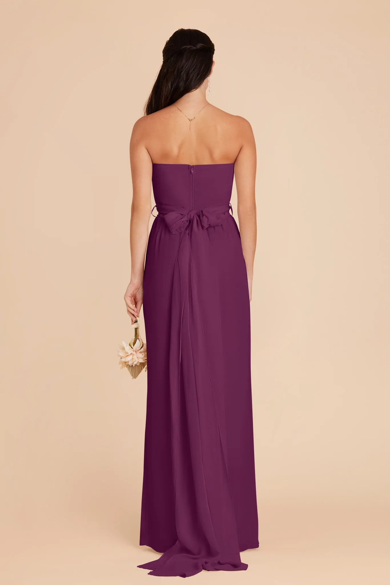 Gigi Chiffon Jumpsuit - Fig sold by Birdy Grey product image thumbnail 5