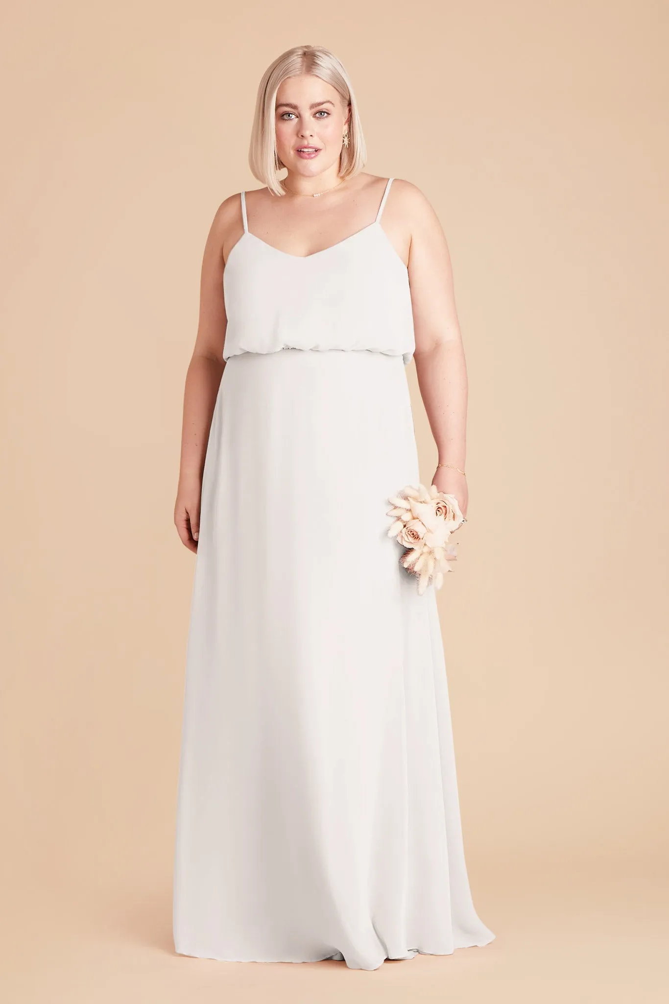 Gwennie Chiffon Dress - White sold by Birdy Grey product image thumbnail 2