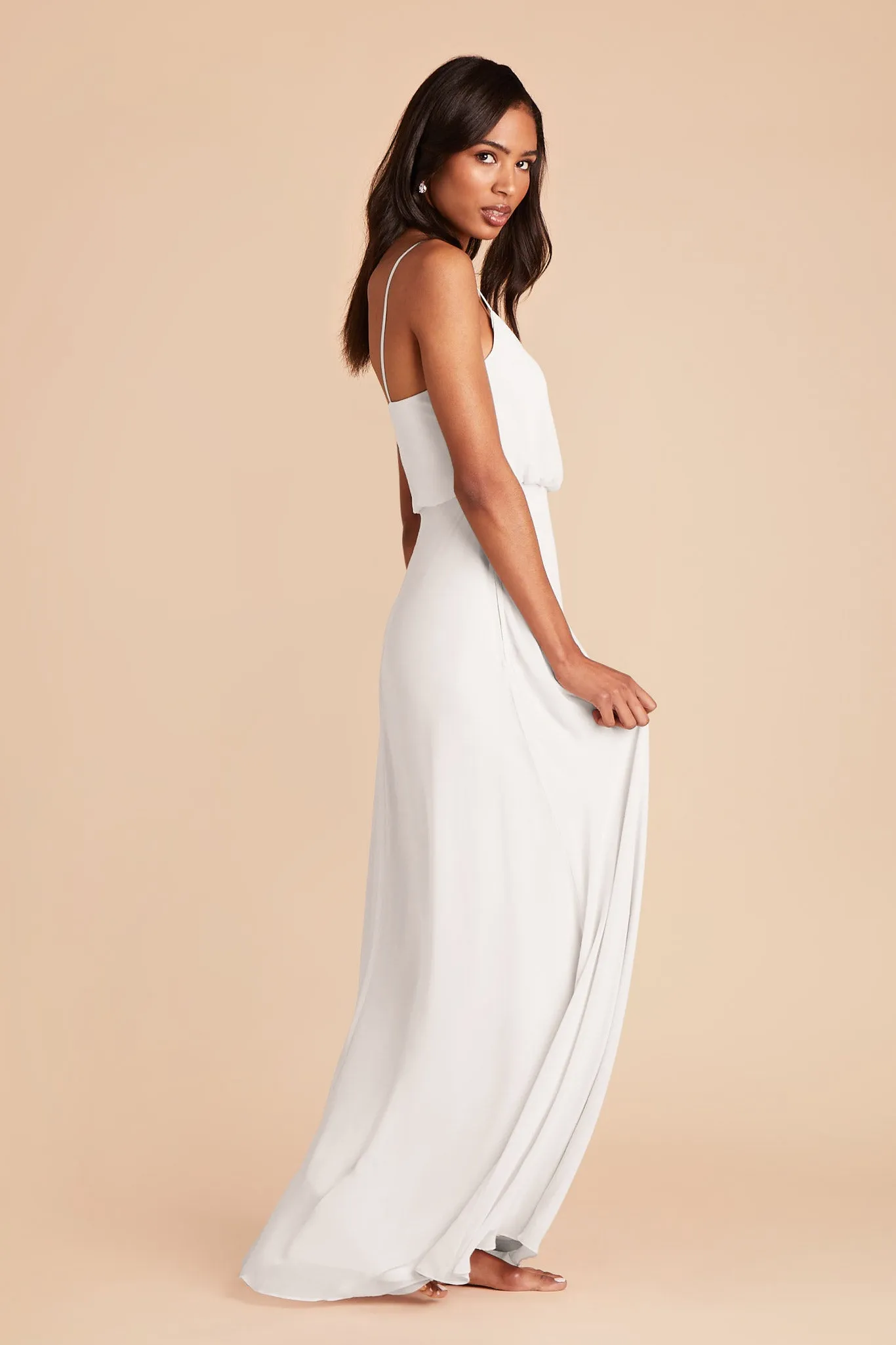 Gwennie Chiffon Dress - White sold by Birdy Grey product image thumbnail 4