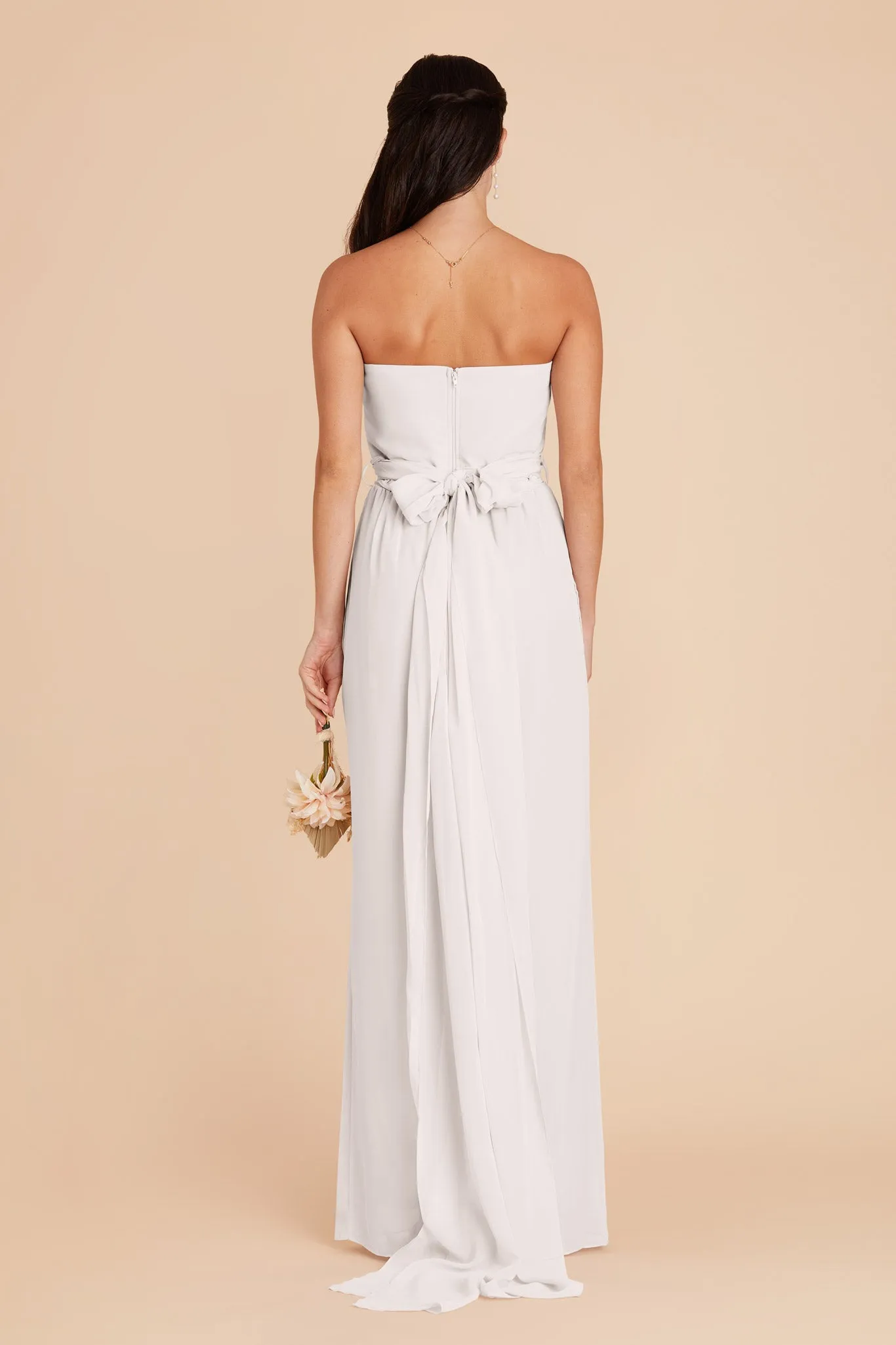 Gigi Chiffon Jumpsuit - White sold by Birdy Grey product image thumbnail 4