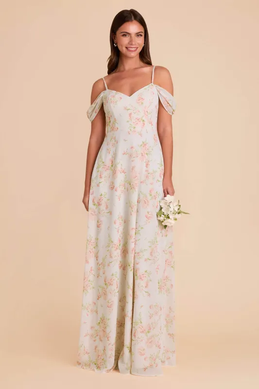Devin Chiffon Dress - Whimsical Blooms sold by Birdy Grey