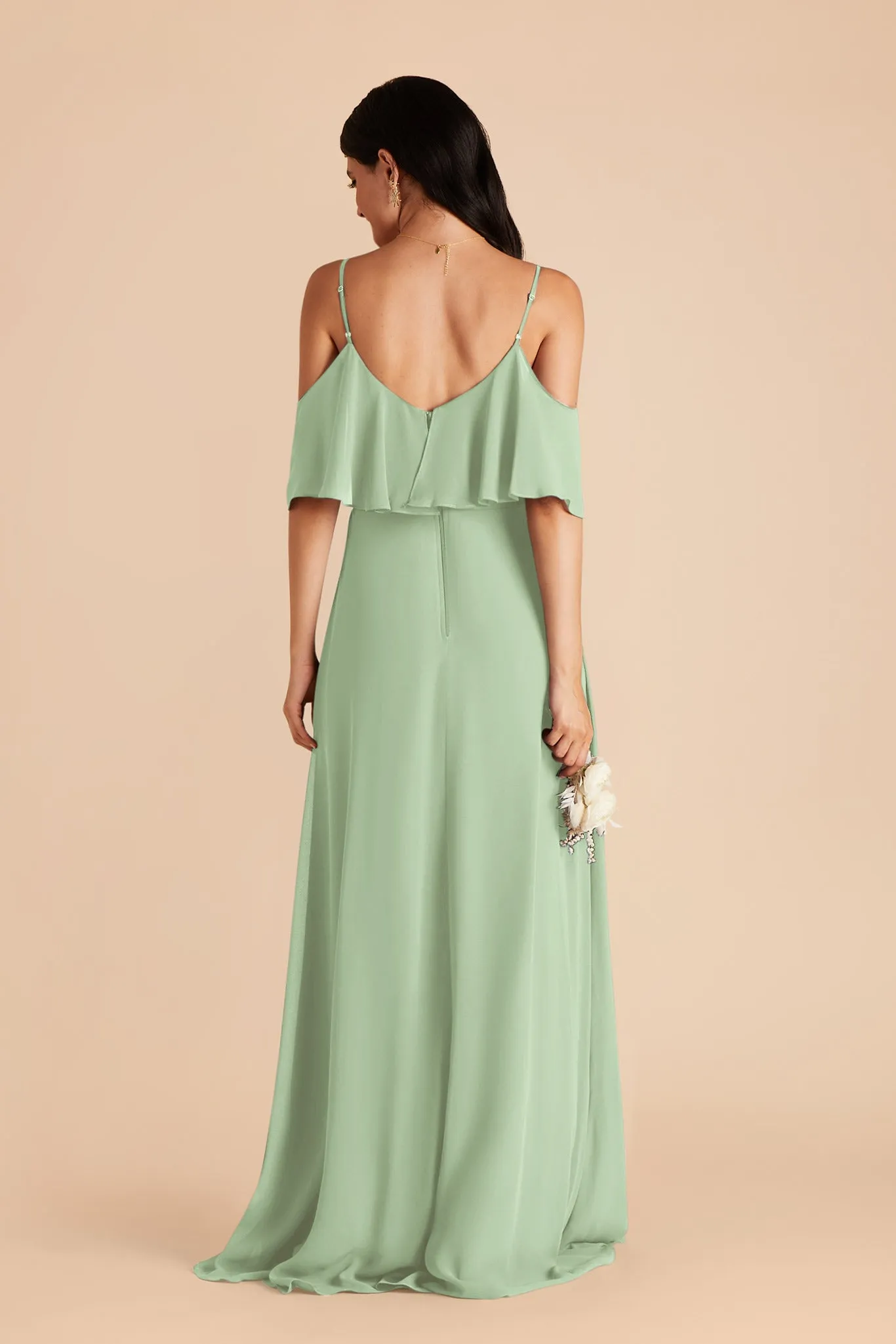 Jane Chiffon Dress - Pistachio sold by Birdy Grey product image thumbnail 5