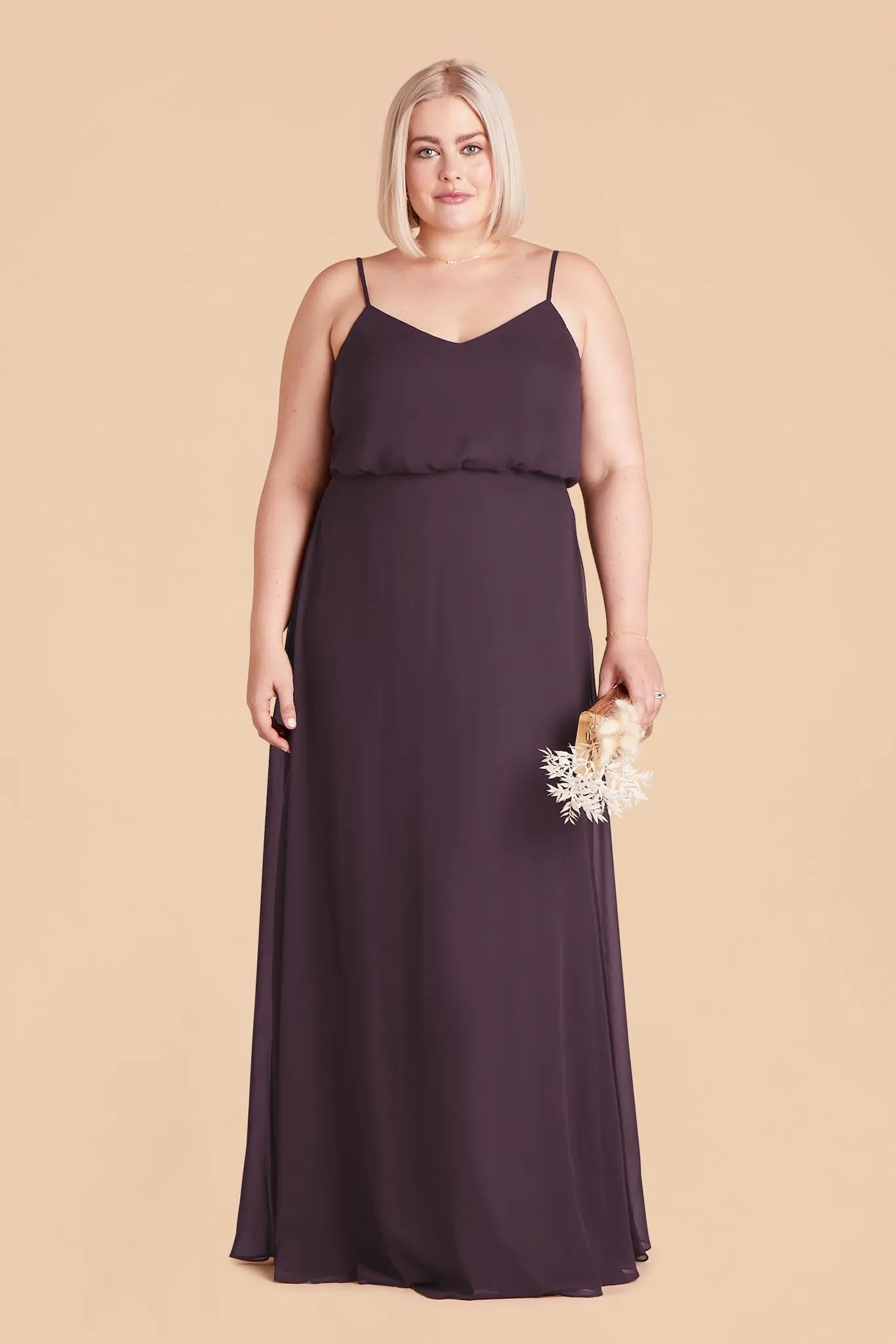 Gwennie Chiffon Dress - Plum sold by Birdy Grey product image thumbnail 2