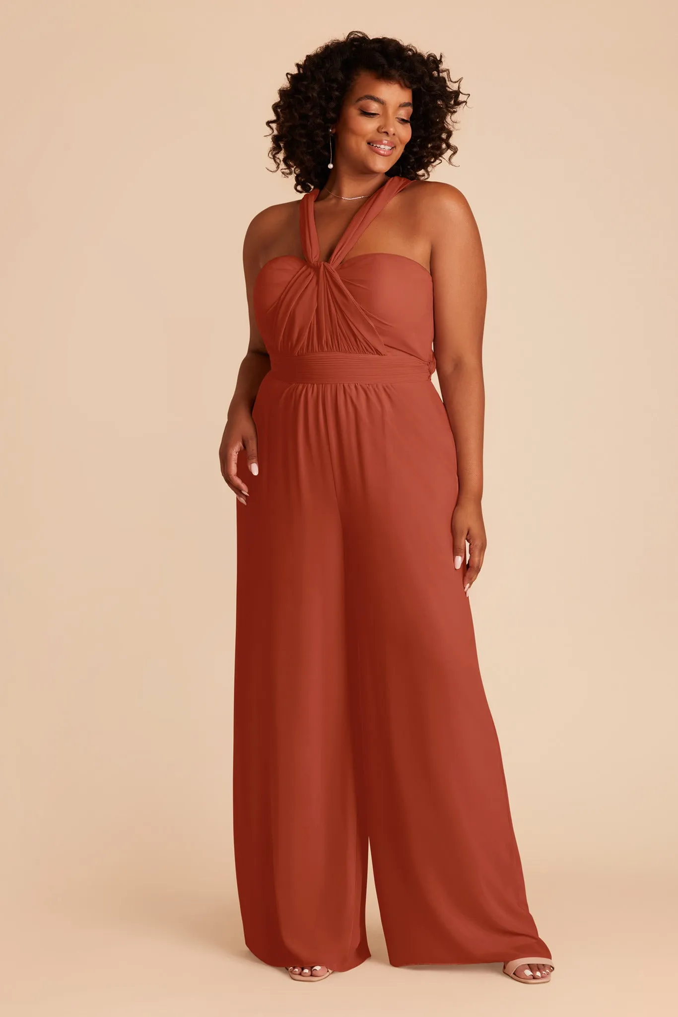 Gigi Chiffon Jumpsuit - Auburn sold by Birdy Grey product image thumbnail 2