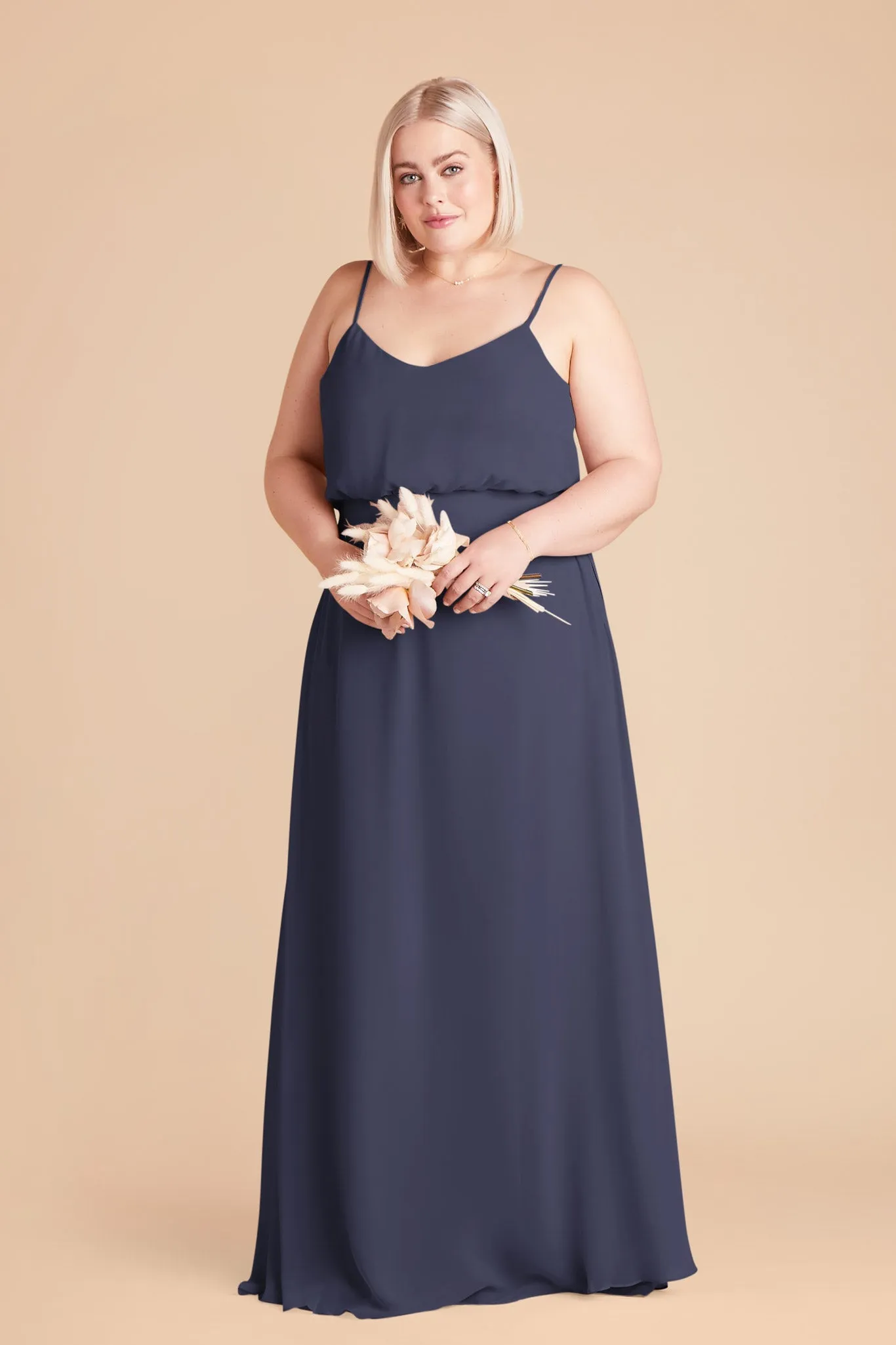 Gwennie Chiffon Dress - Dusk Blue sold by Birdy Grey product image thumbnail 2