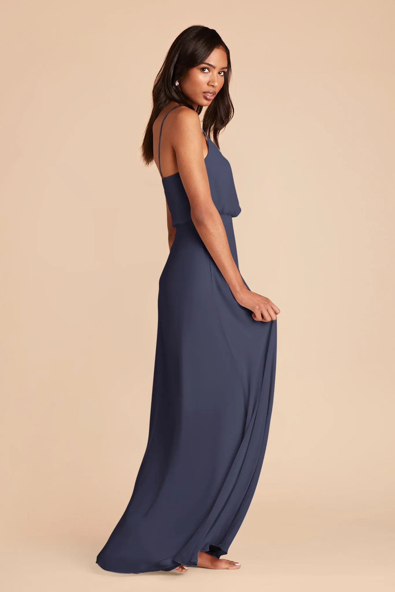 Gwennie Chiffon Dress - Dusk Blue sold by Birdy Grey product image thumbnail 5