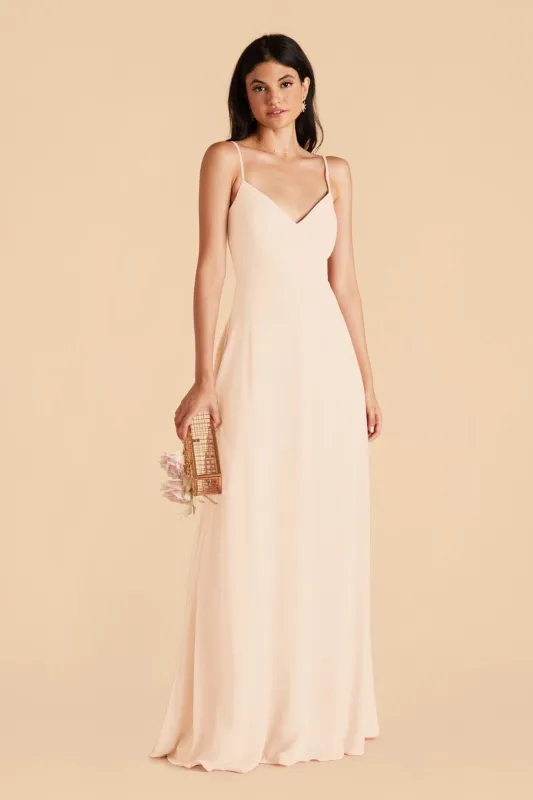 Devin Chiffon Dress - Champagne sold by Birdy Grey