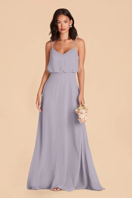 Gwennie Chiffon Dress - Dusty Lilac sold by Birdy Grey