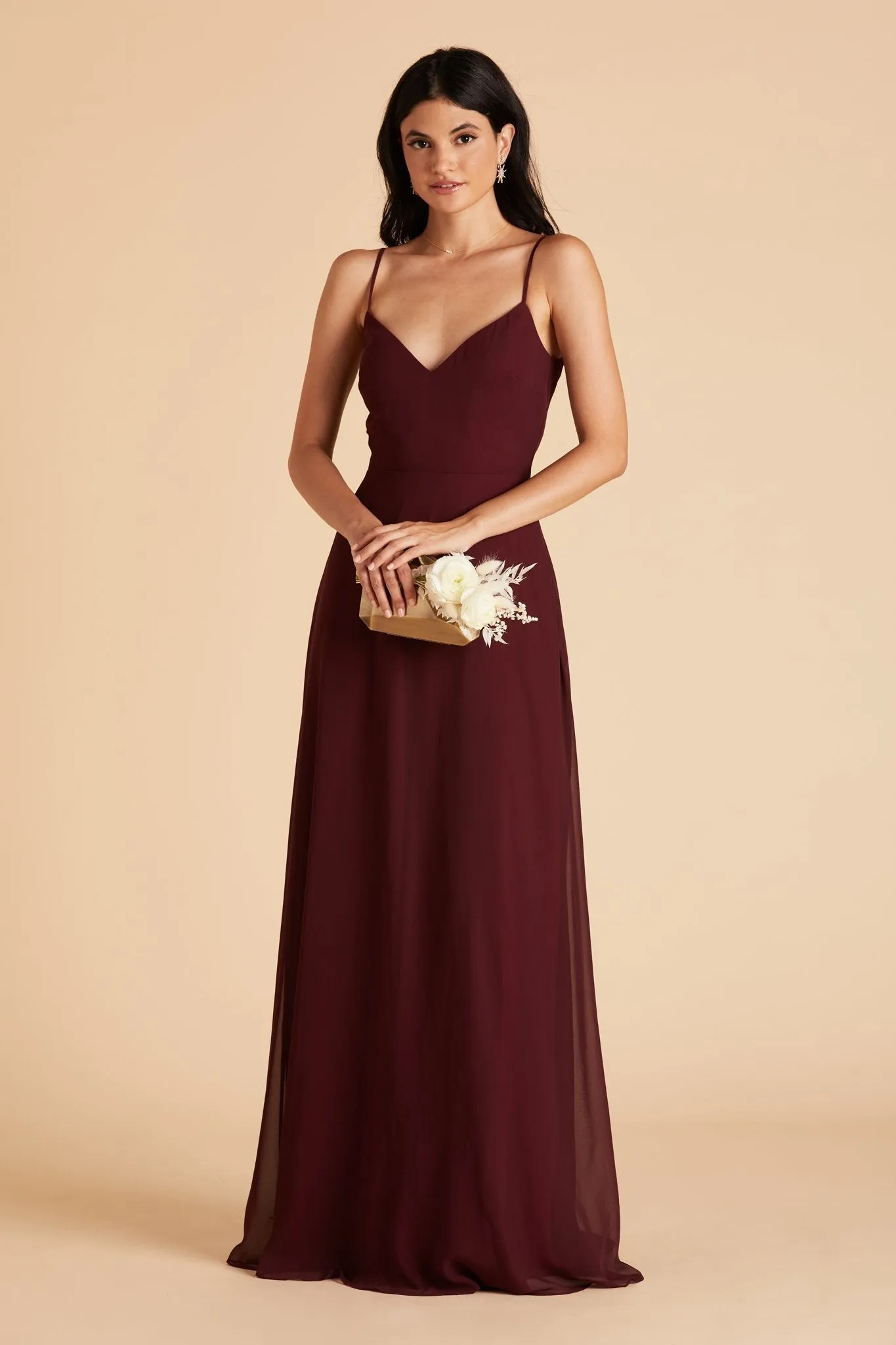 Devin Chiffon Dress - Cabernet sold by Birdy Grey product image thumbnail 5