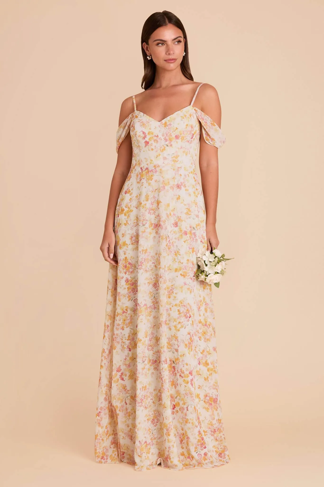 Devin Chiffon Dress - Pressed Floral sold by Birdy Grey product image thumbnail 2