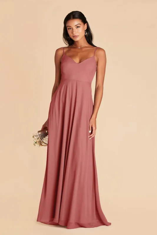 Devin Chiffon Dress - Mulberry sold by Birdy Grey