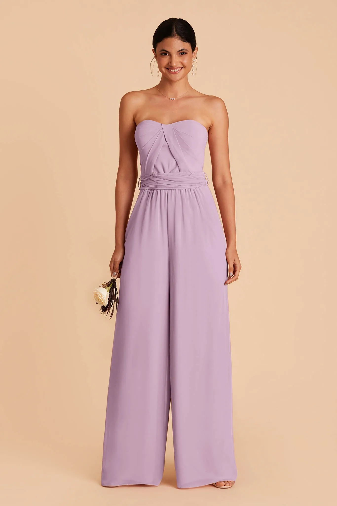 Gigi Chiffon Jumpsuit - Lavender sold by Birdy Grey product image thumbnail 4