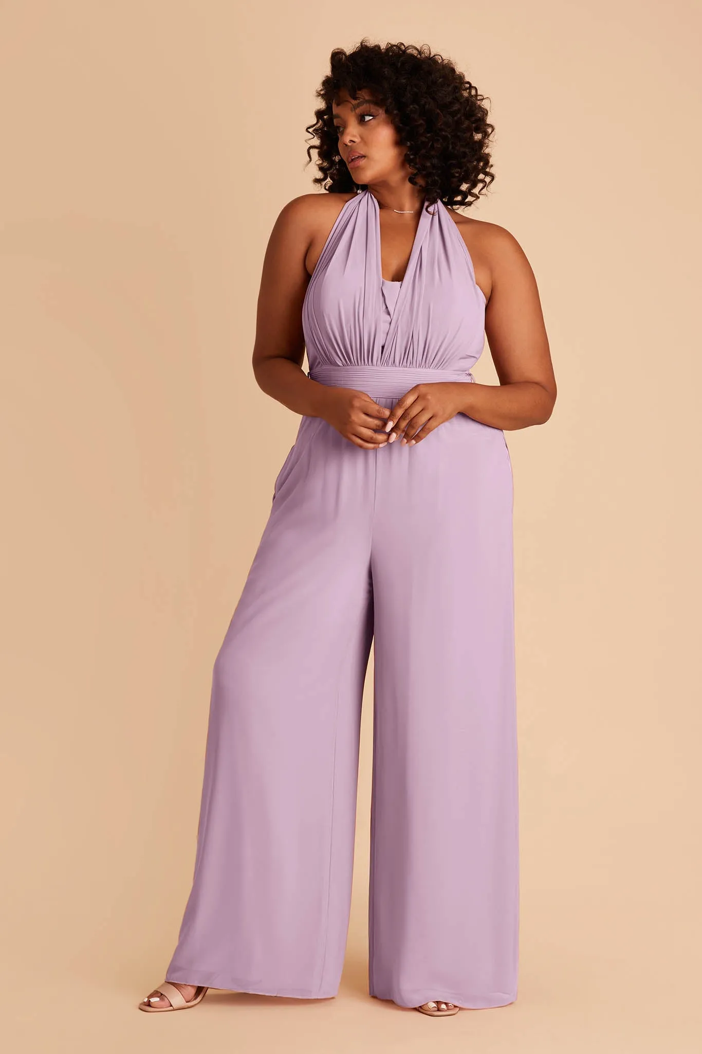 Gigi Chiffon Jumpsuit - Lavender sold by Birdy Grey product image thumbnail 2