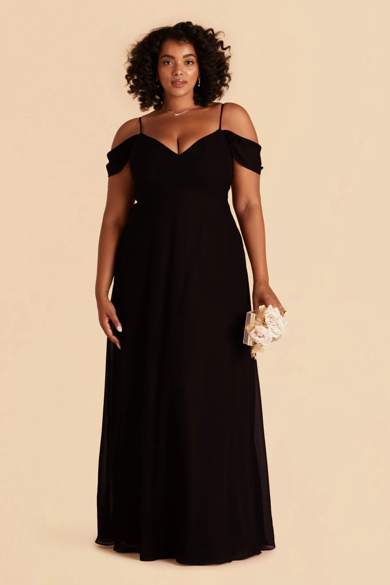 Devin Chiffon Dress - Black sold by Birdy Grey product image thumbnail 2