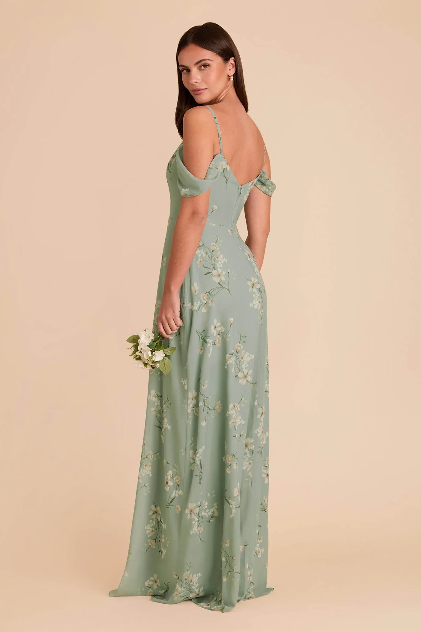 Devin Chiffon Dress - Sage Le Fleur sold by Birdy Grey product image thumbnail 5