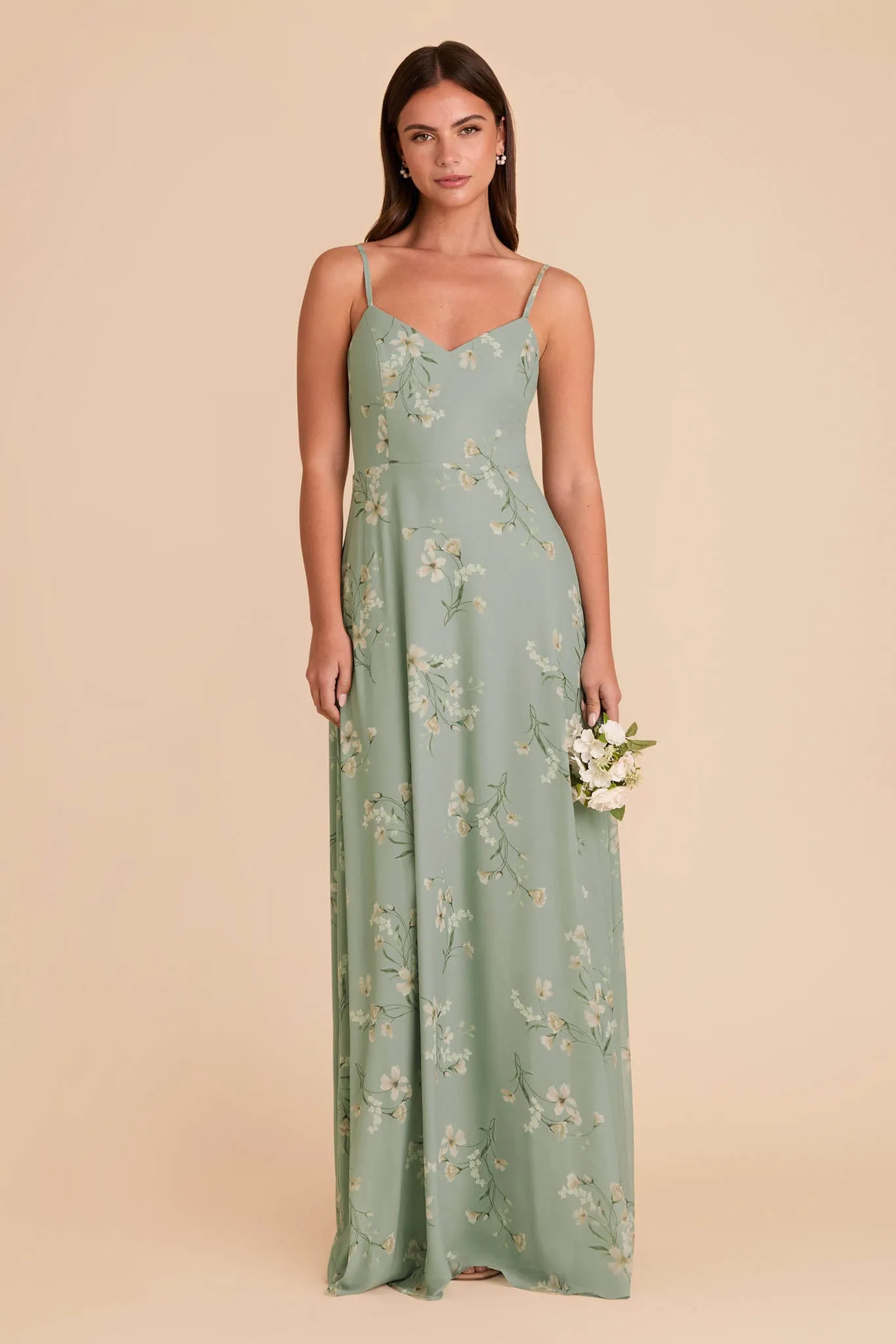 Devin Chiffon Dress - Sage Le Fleur sold by Birdy Grey product image thumbnail 2