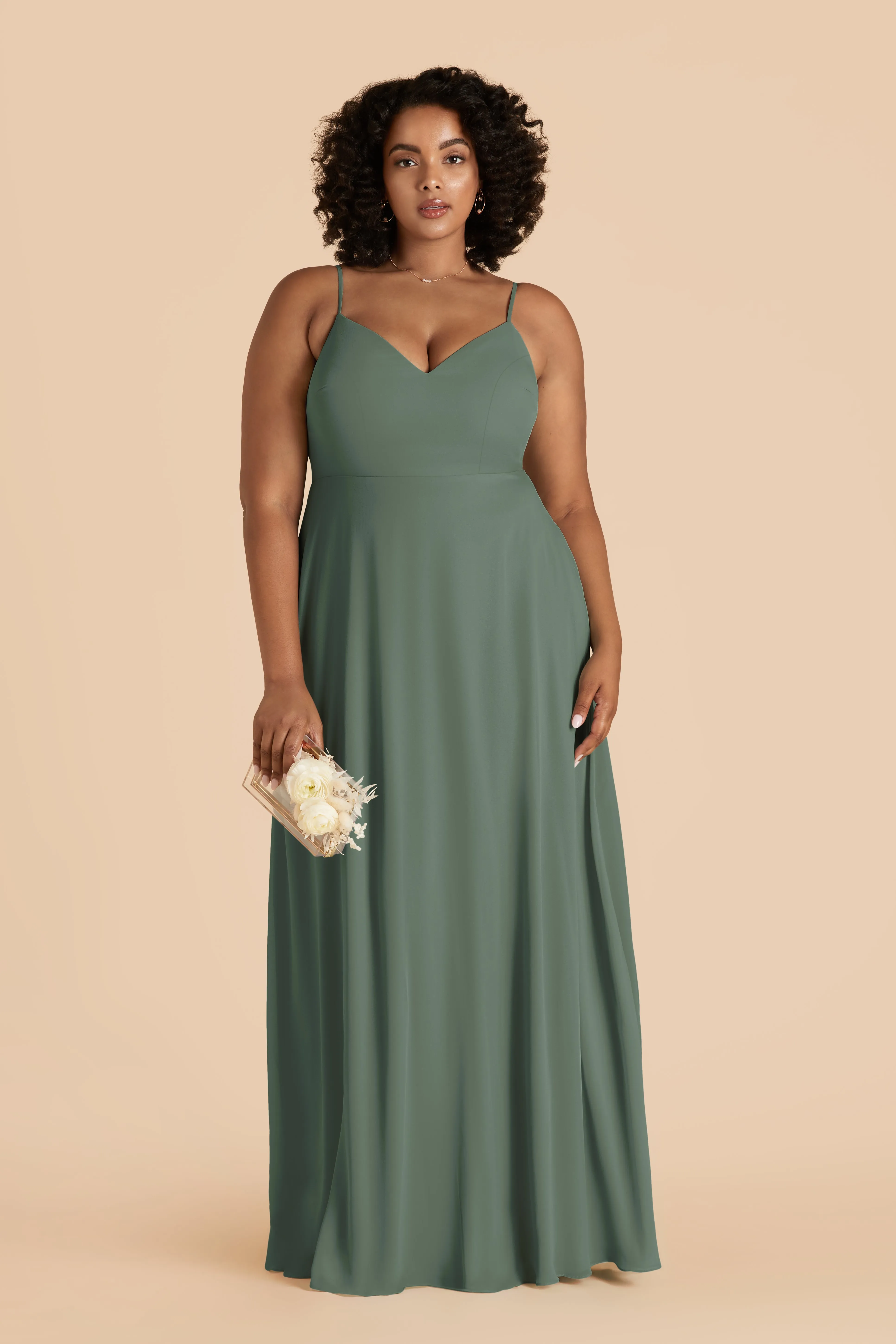 Devin Chiffon Dress - Eucalyptus sold by Birdy Grey product image thumbnail 2