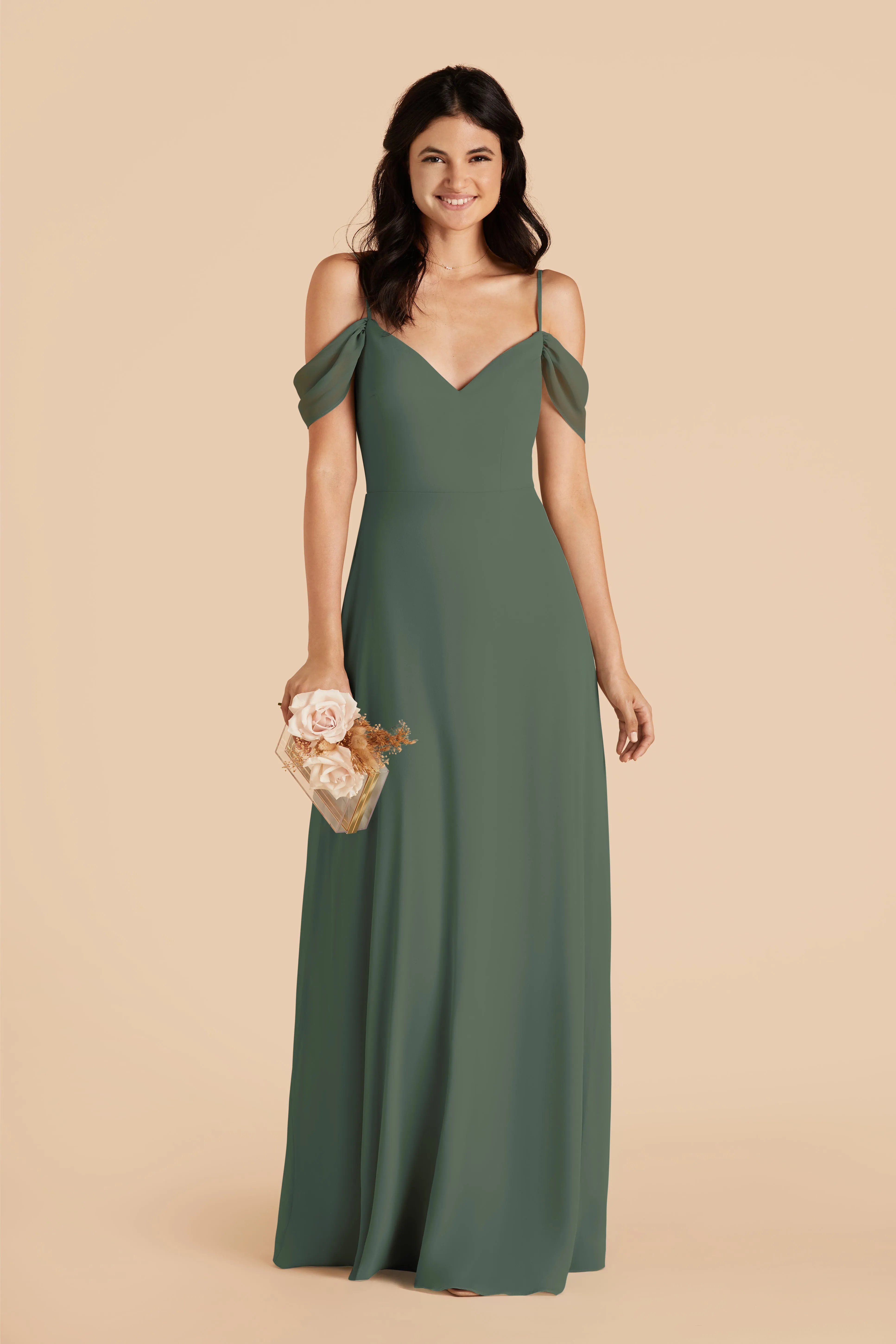 Devin Chiffon Dress - Eucalyptus sold by Birdy Grey product image thumbnail 3