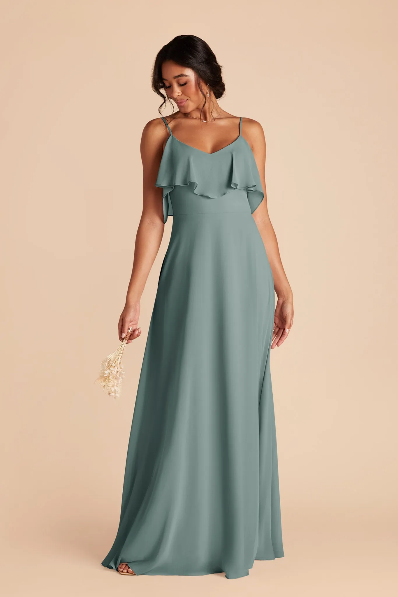 Jane Chiffon Dress - Sea Glass sold by Birdy Grey product image thumbnail 2