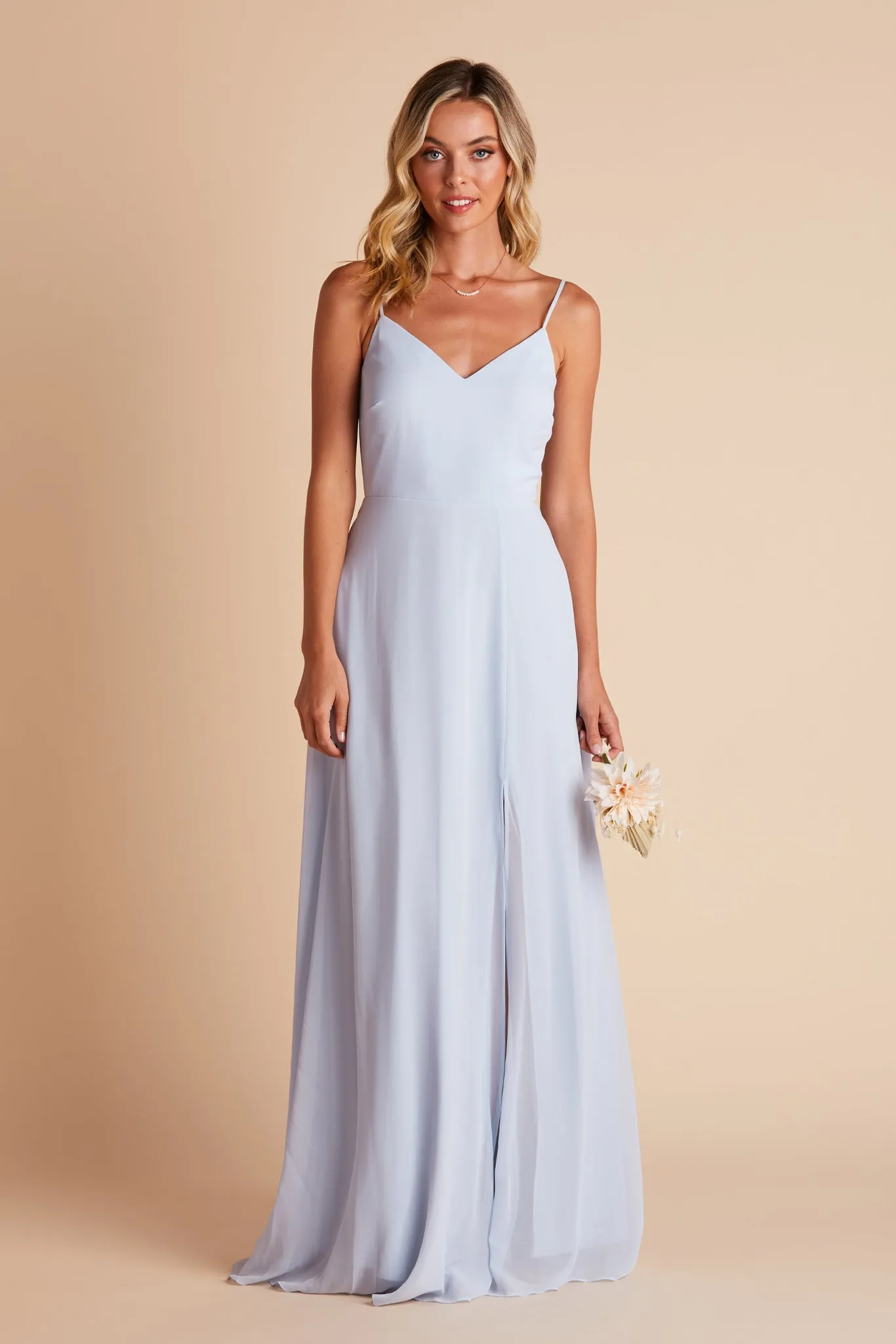 Devin Chiffon Dress - Ice Blue sold by Birdy Grey product image thumbnail 3