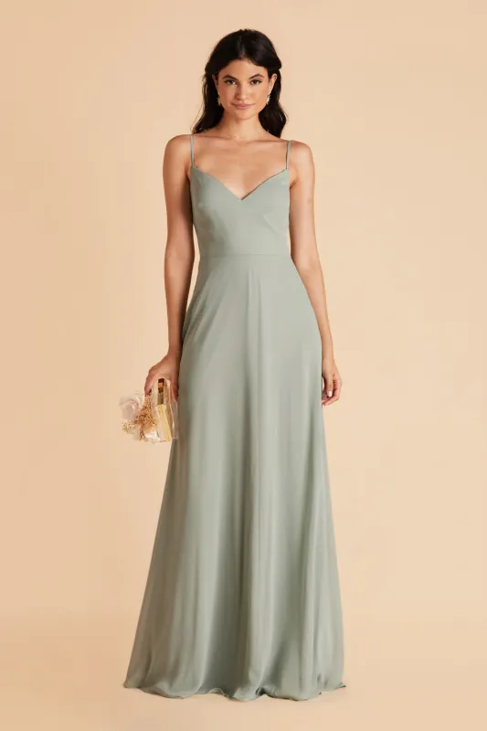 Devin Chiffon Dress - Sage sold by Birdy Grey