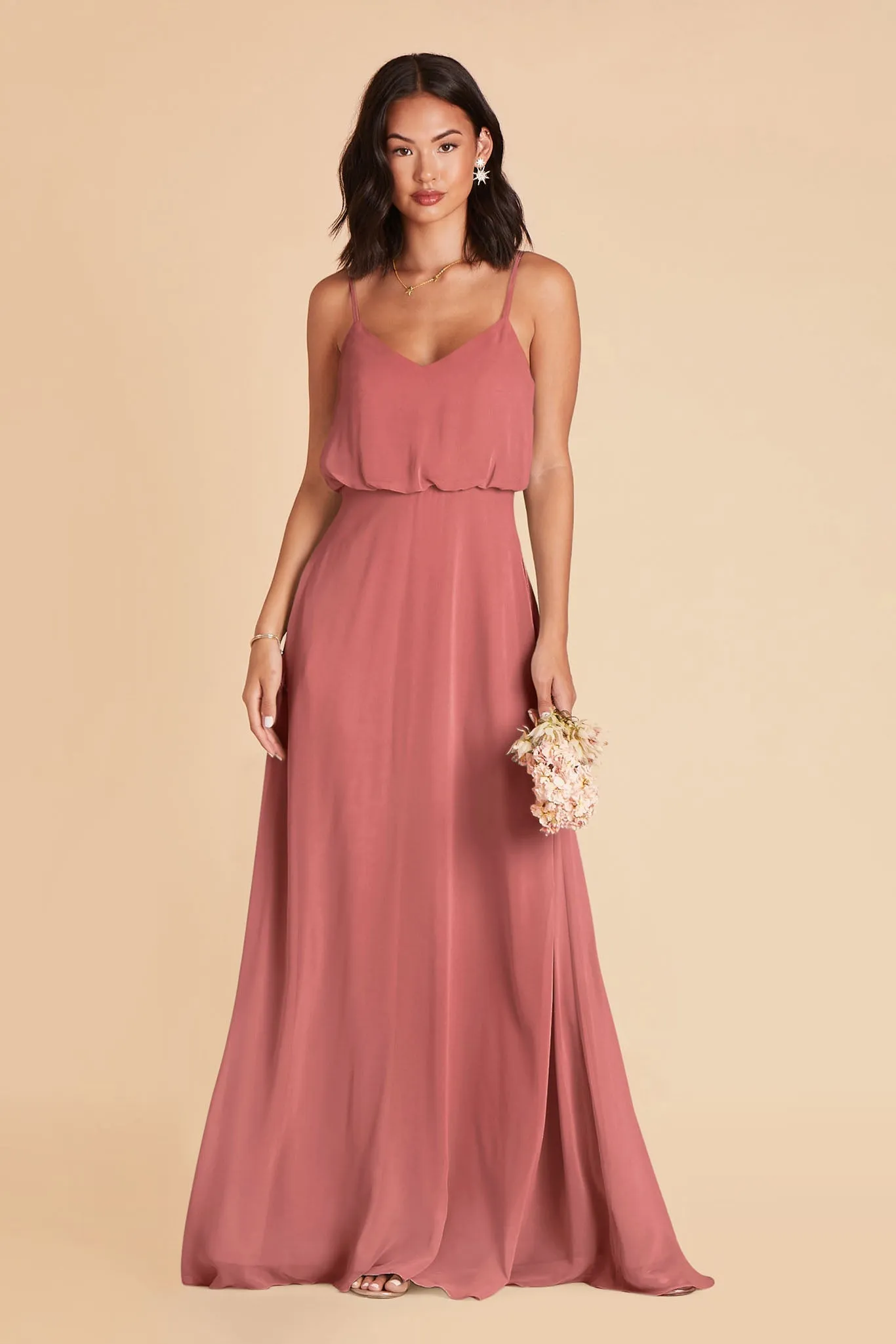 Gwennie Chiffon Dress - Mulberry sold by Birdy Grey product image thumbnail 3