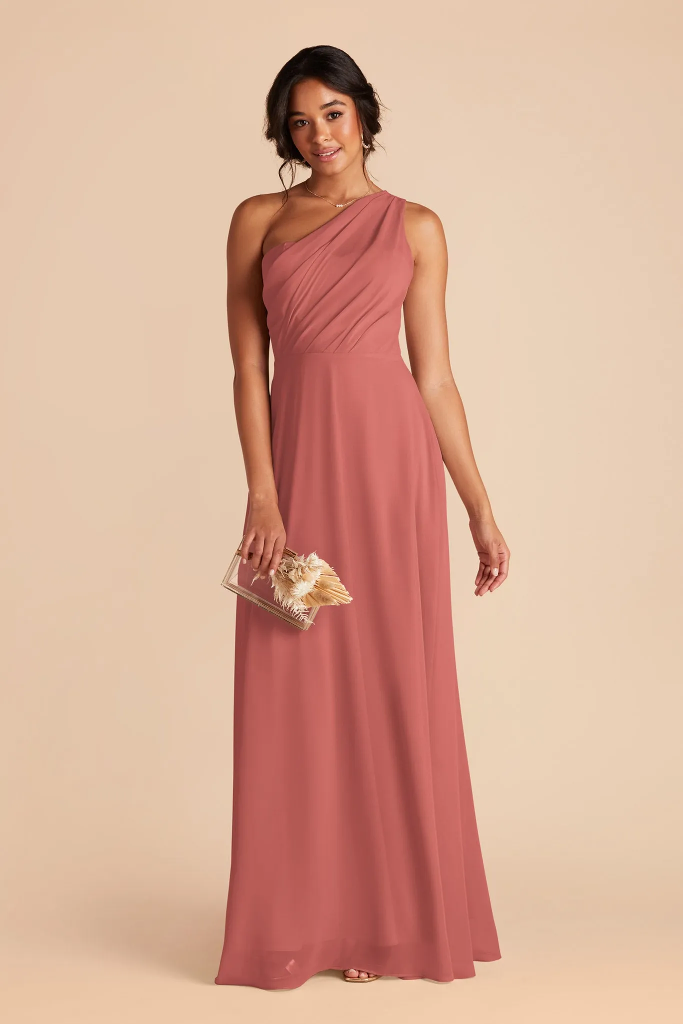 Kira Chiffon Dress - Wild Rose sold by Birdy Grey