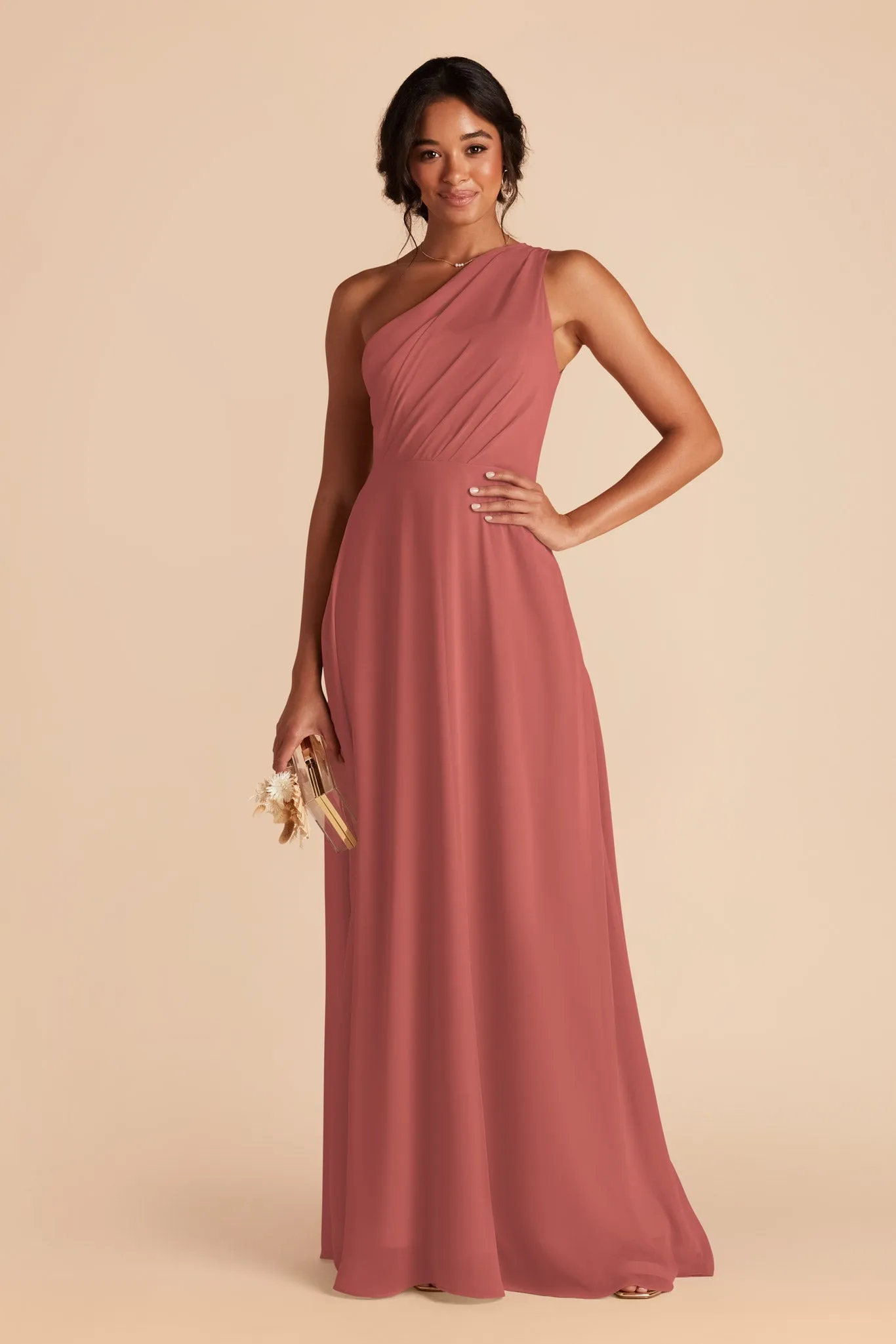 Kira Chiffon Dress - Wild Rose sold by Birdy Grey product image thumbnail 4