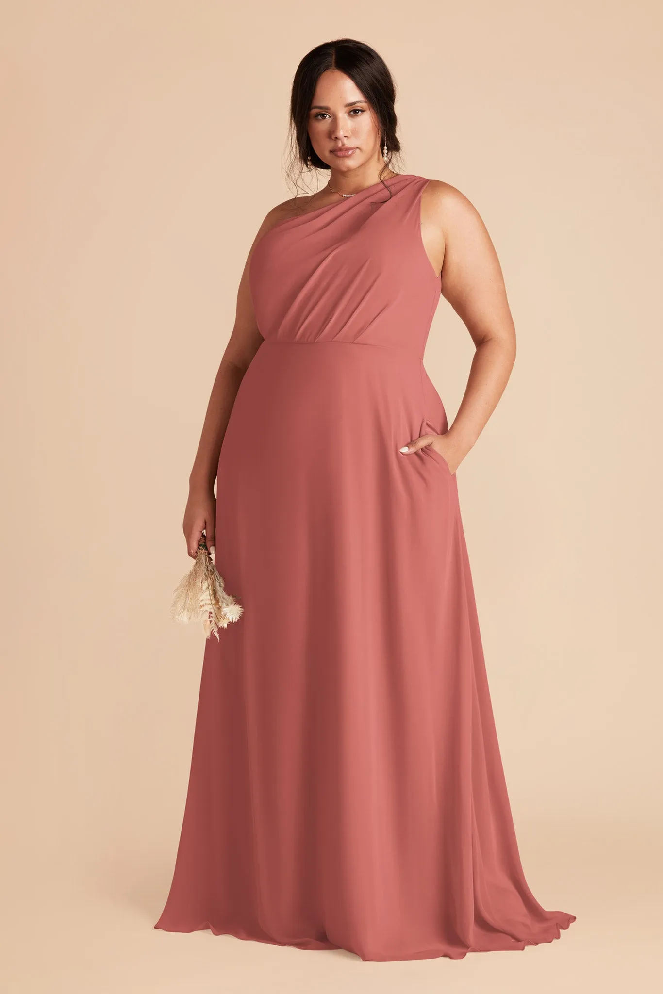 Kira Chiffon Dress - Wild Rose sold by Birdy Grey product image thumbnail 2