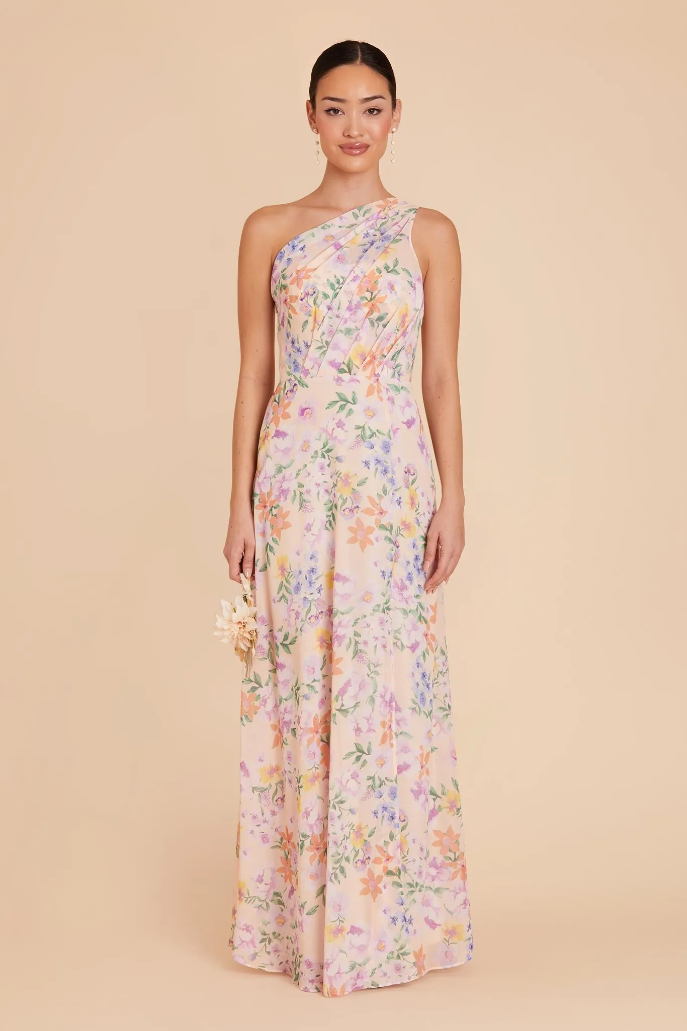 Kira Chiffon Dress - Botanical Blooms sold by Birdy Grey