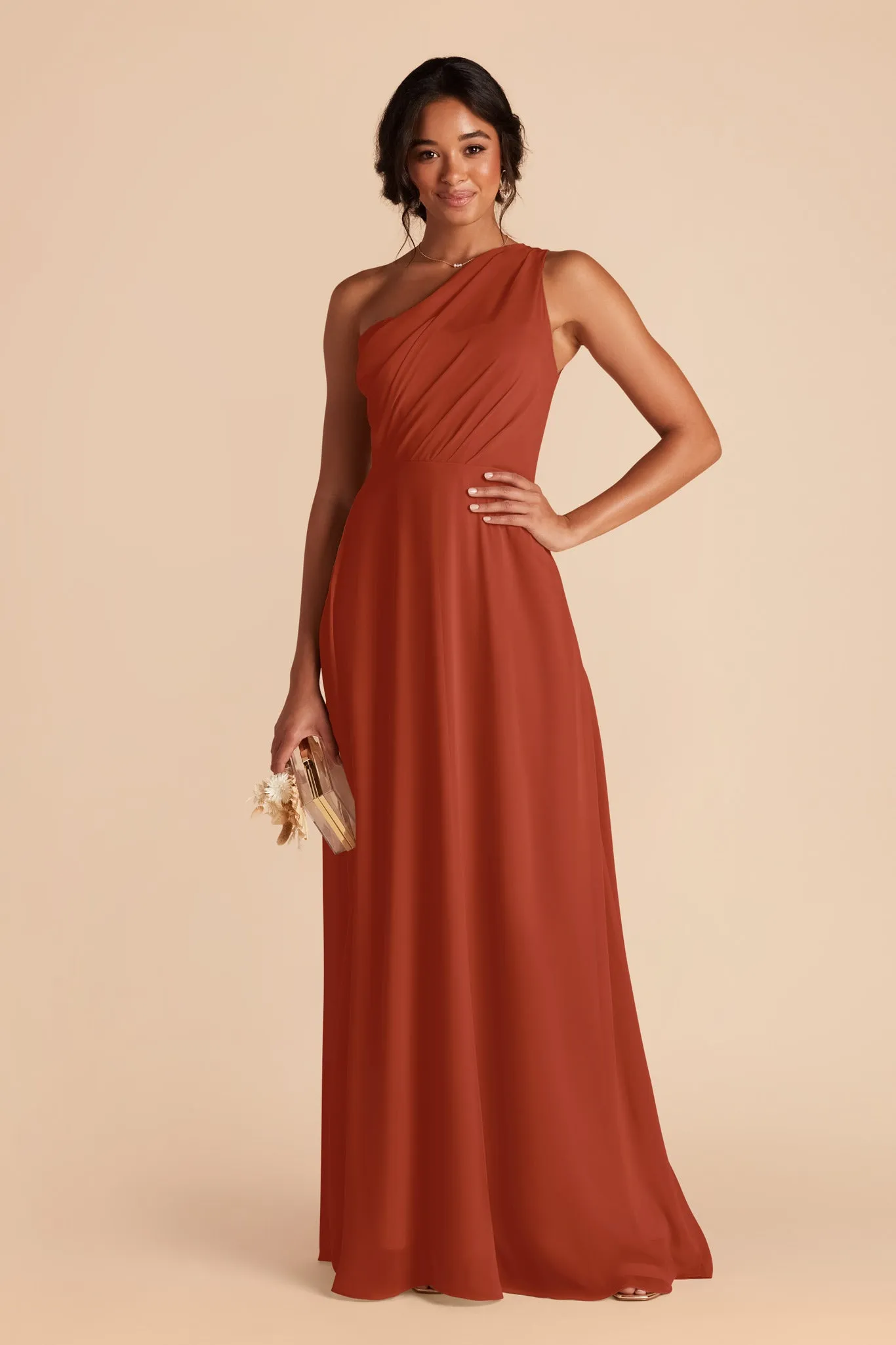 Kira Chiffon Dress - Auburn sold by Birdy Grey product image thumbnail 4