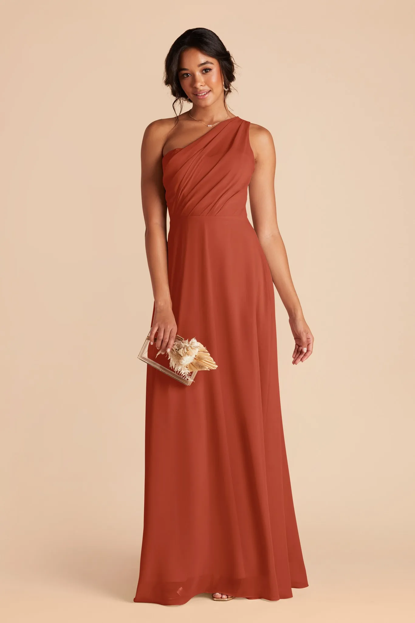 Kira Chiffon Dress - Auburn sold by Birdy Grey product image thumbnail 3