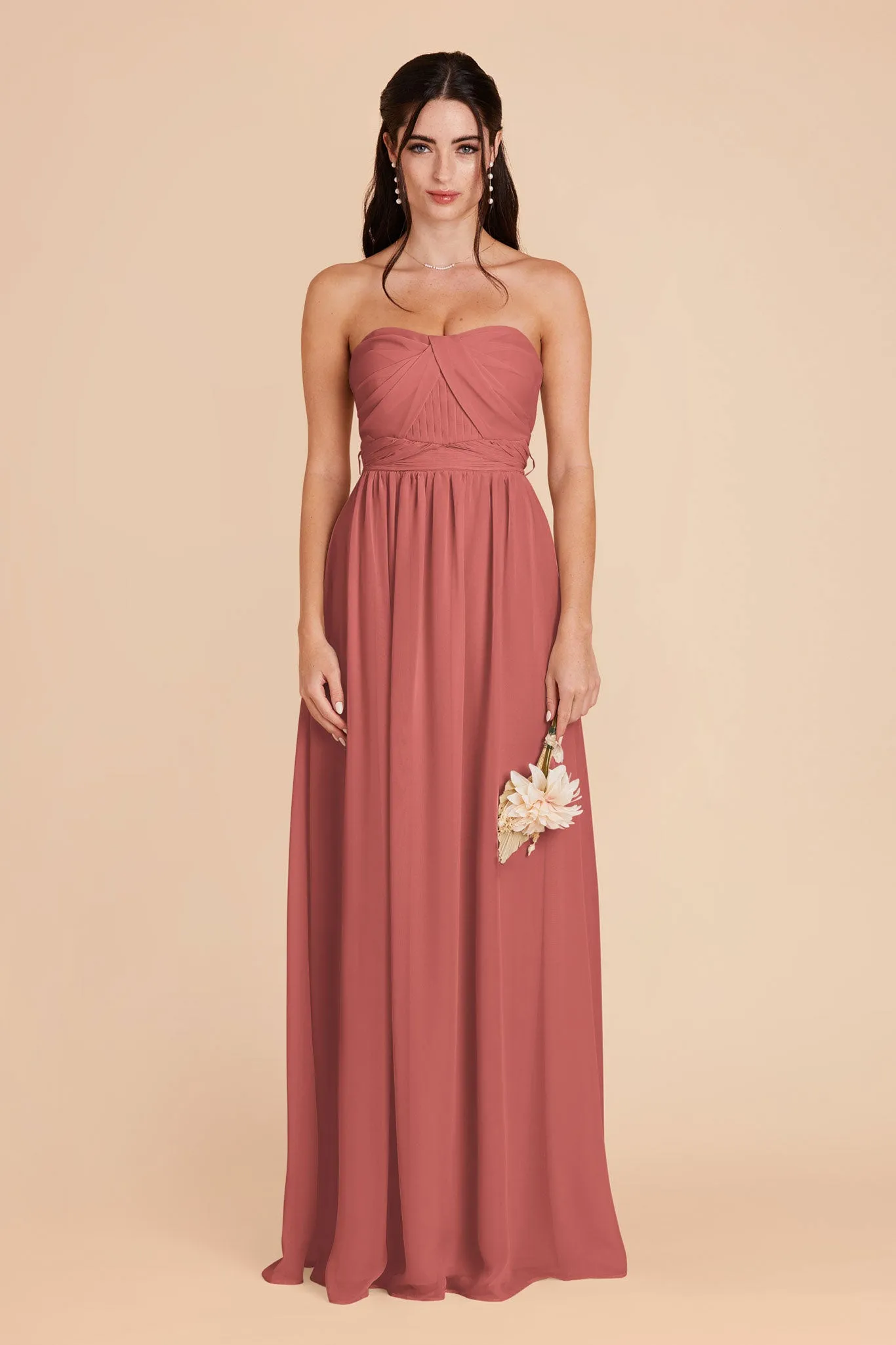 Grace Chiffon Dress - Wild Rose sold by Birdy Grey product image thumbnail 3