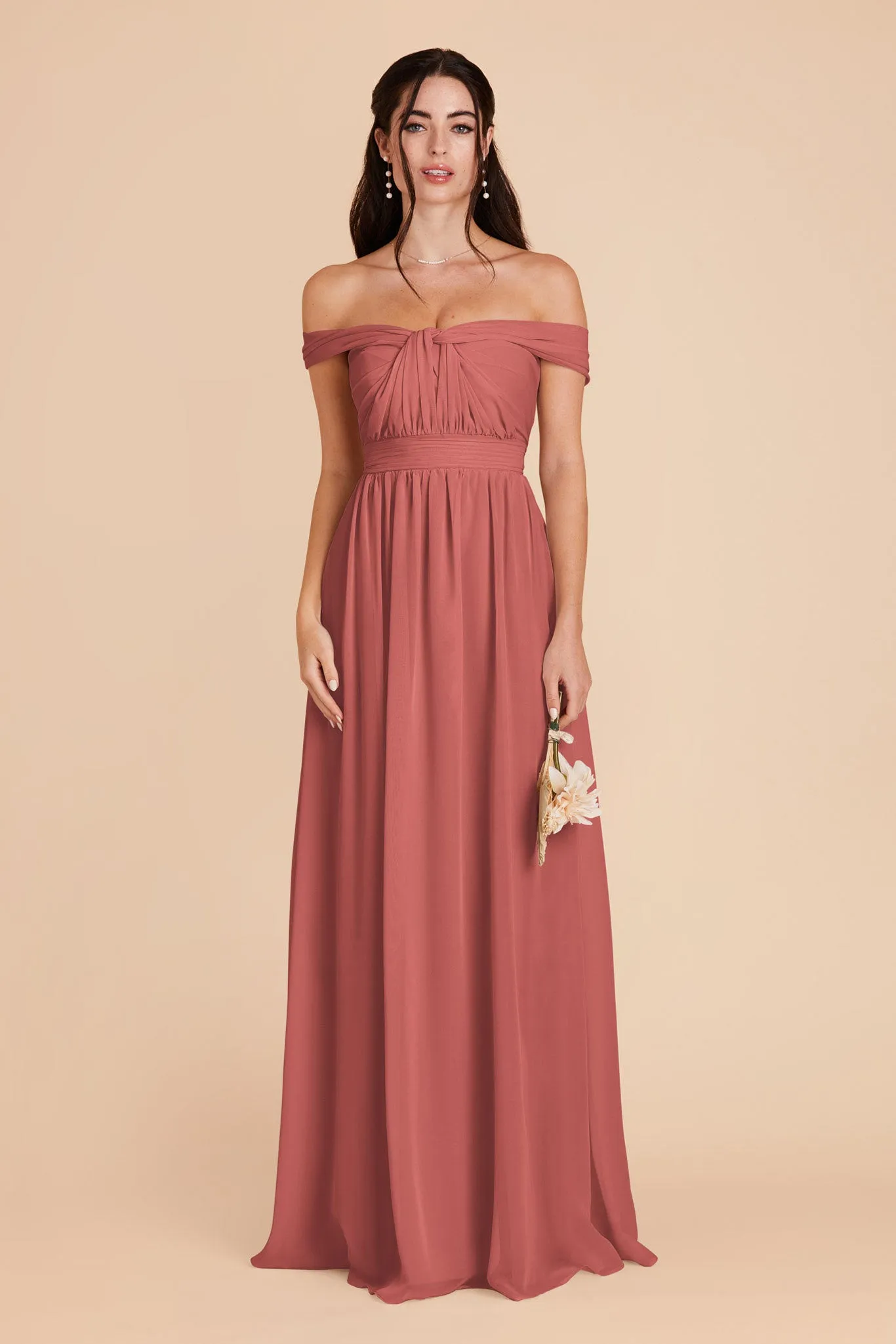 Grace Chiffon Dress - Wild Rose sold by Birdy Grey product image thumbnail 4