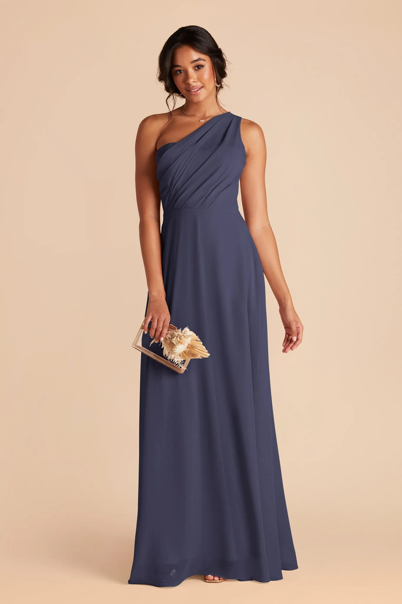 Kira Chiffon Dress - Dusk Blue sold by Birdy Grey product image thumbnail 3