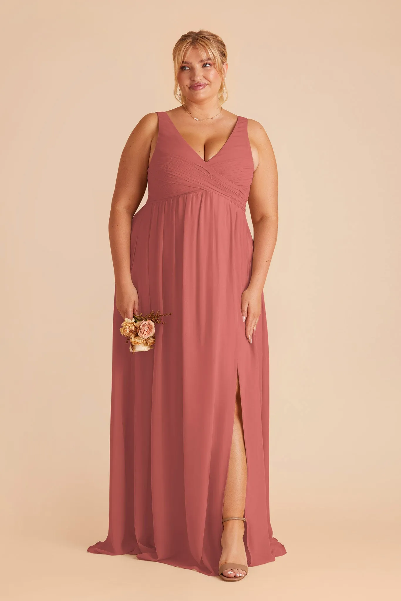 Laurie Chiffon Dress - Wild Rose sold by Birdy Grey product image thumbnail 2