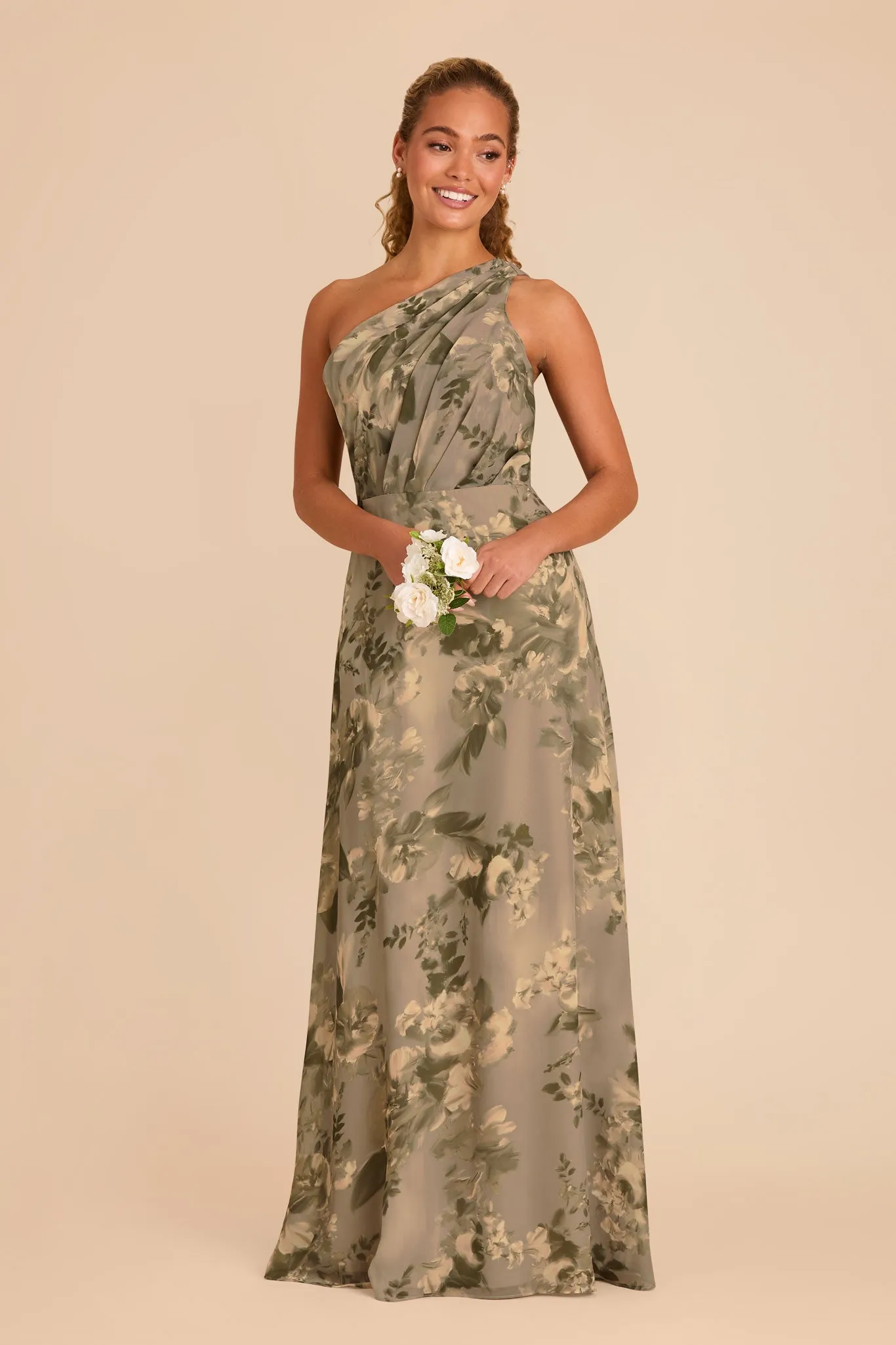 Kira Chiffon Dress - Doe Painted Botanics sold by Birdy Grey product image thumbnail 2