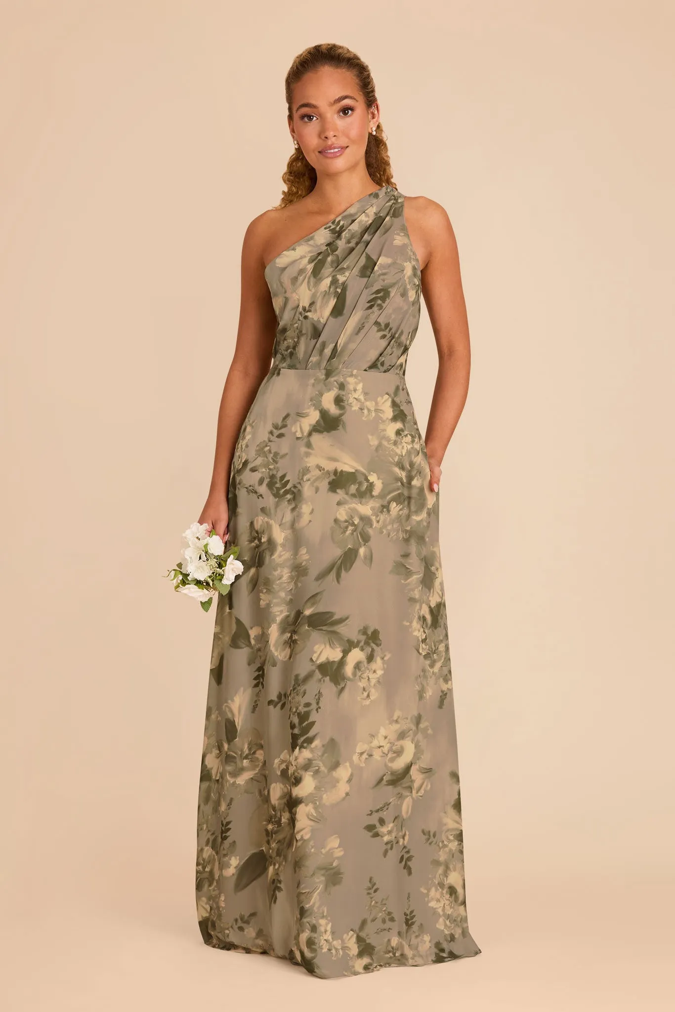 Kira Chiffon Dress - Doe Painted Botanics sold by Birdy Grey product image thumbnail 3